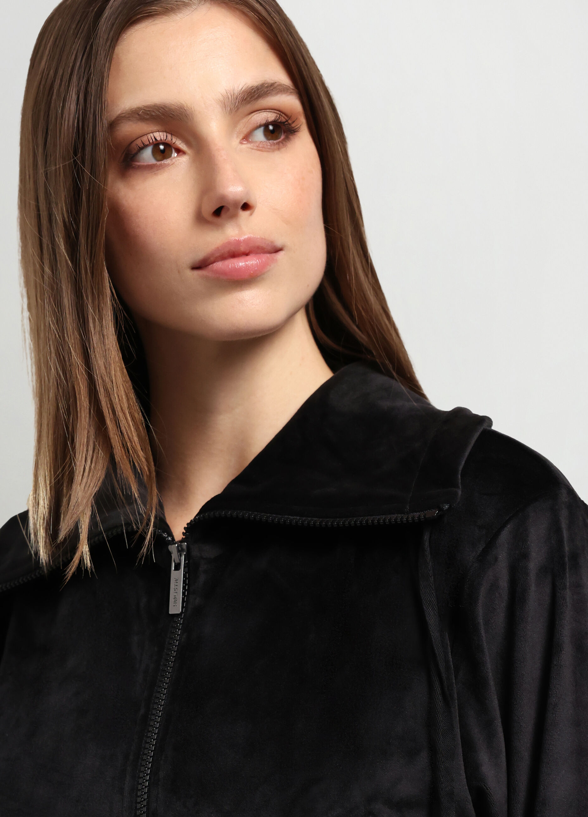 Felpa in ciniglia donna_2