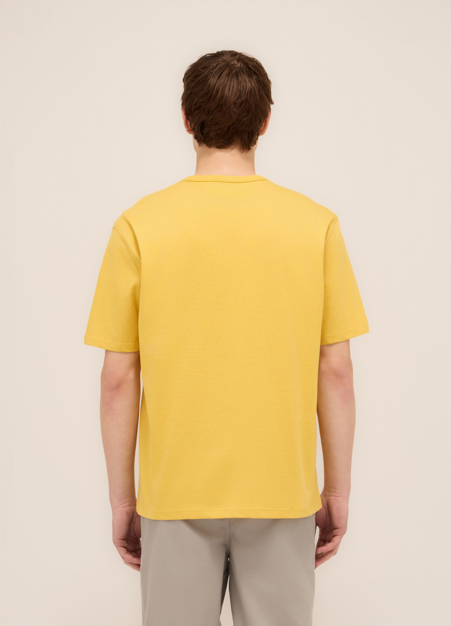 T-shirt girocollo con logo uomo_1