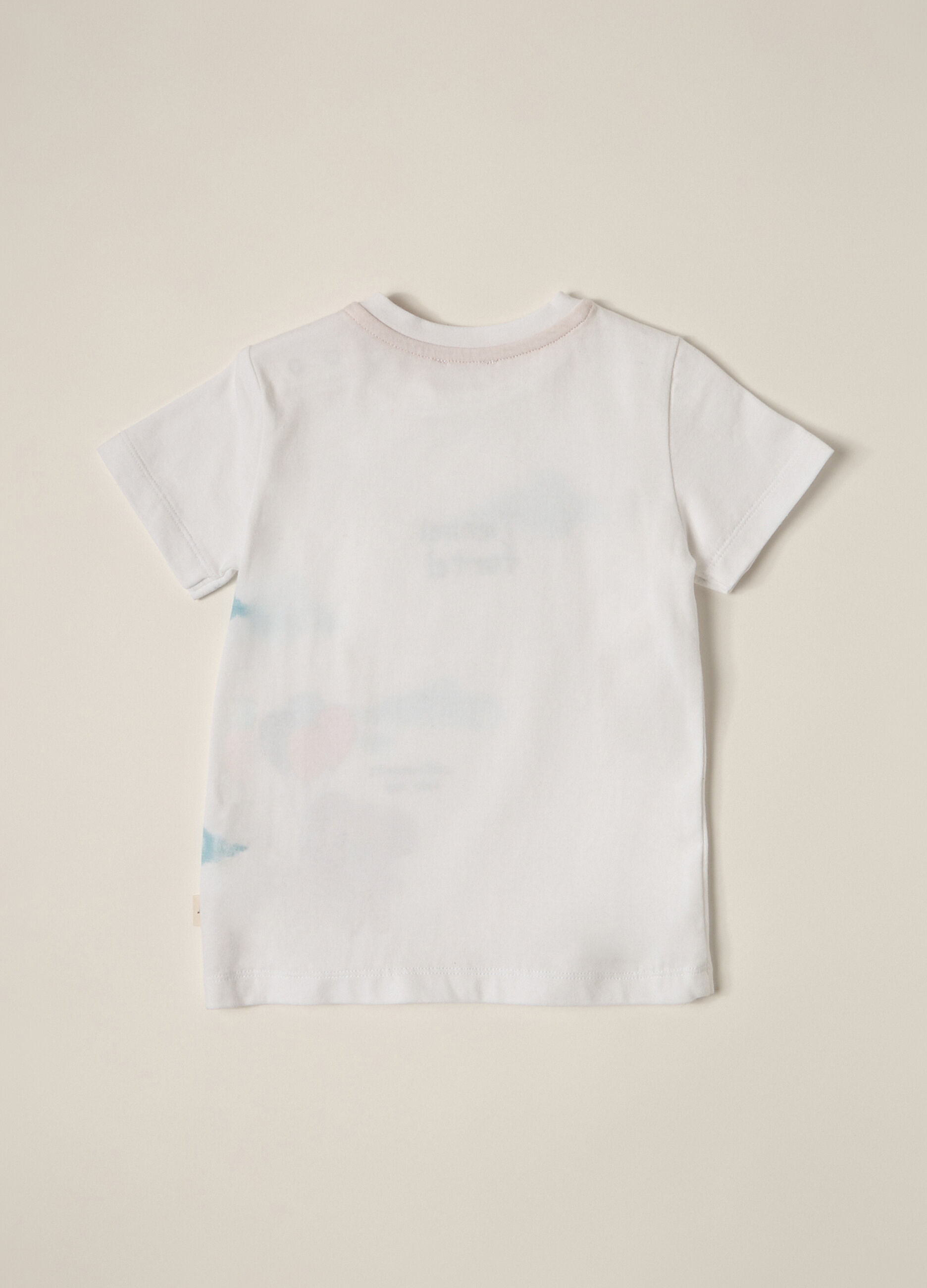 T-shirt in jersey di cotone stretch IANA neonato_2