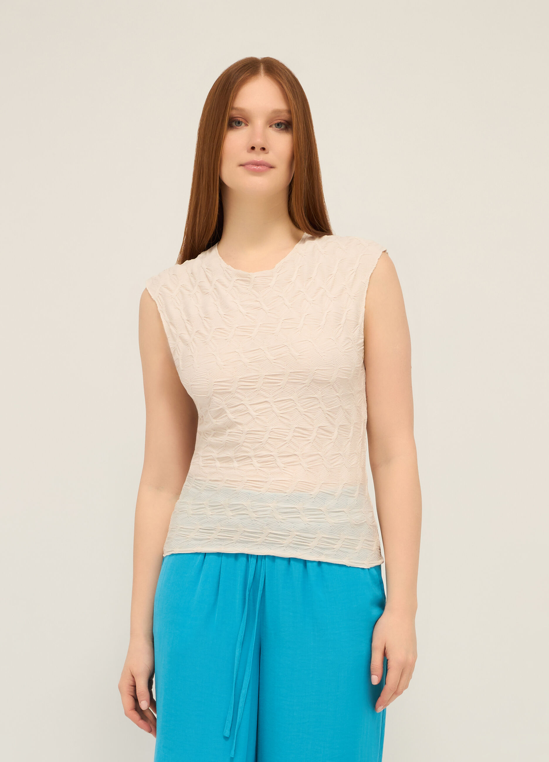 T-shirt smanicata donna_0