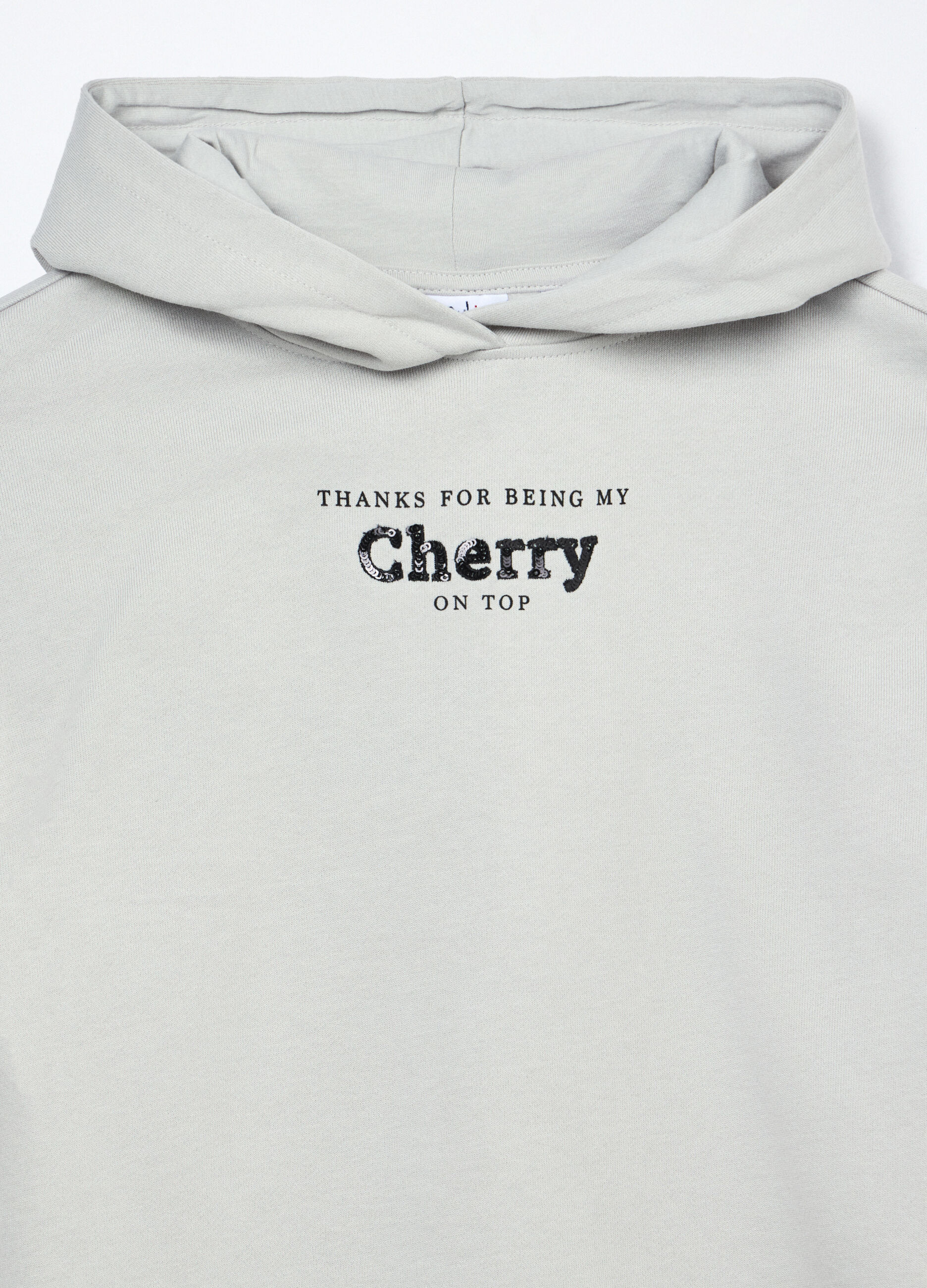 Felpa in puro cotone ragazza_2