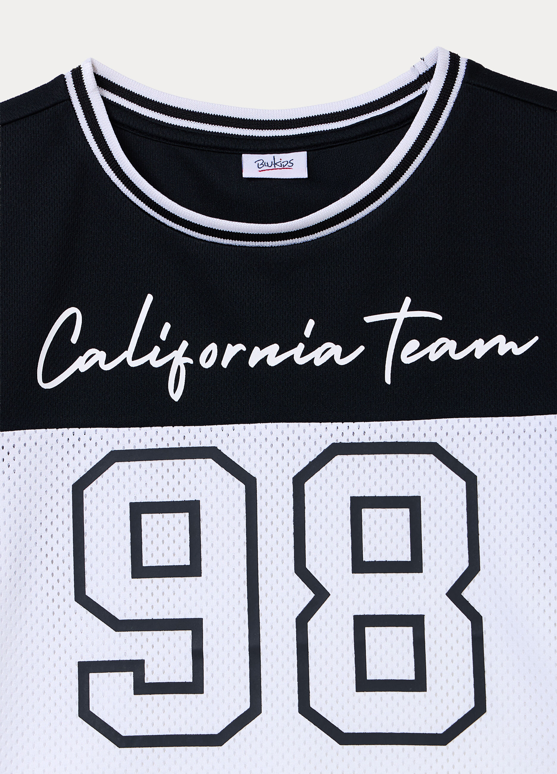 T-shirt box fit in mesh ragazza_2