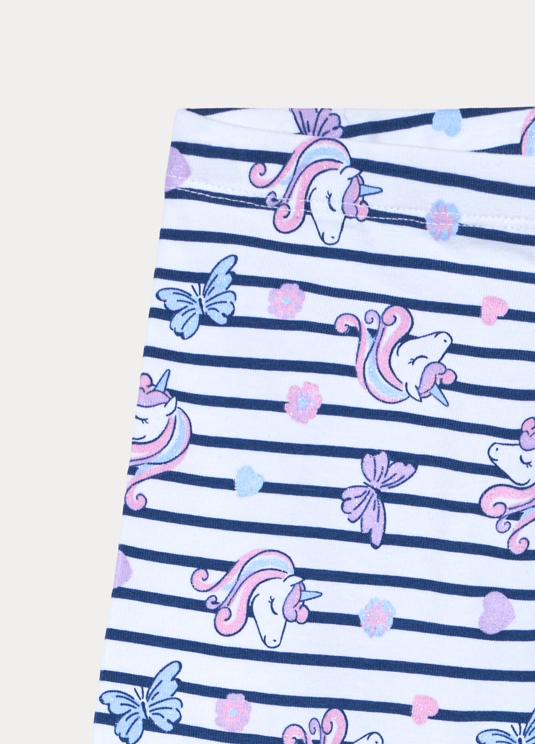 Leggings capri in jersey di cotone stretch bambina_2