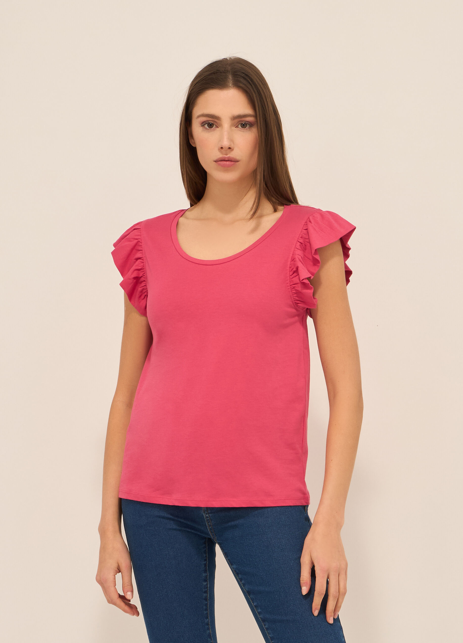 Canotta in jersey di puro cotone donna_0