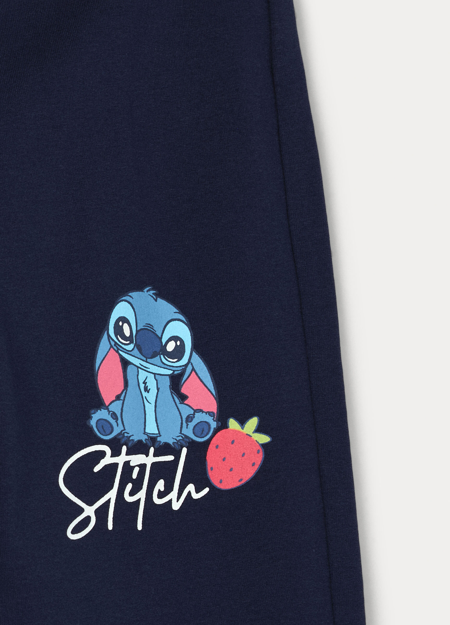 Jogging set Stitch in french terry bambina_3