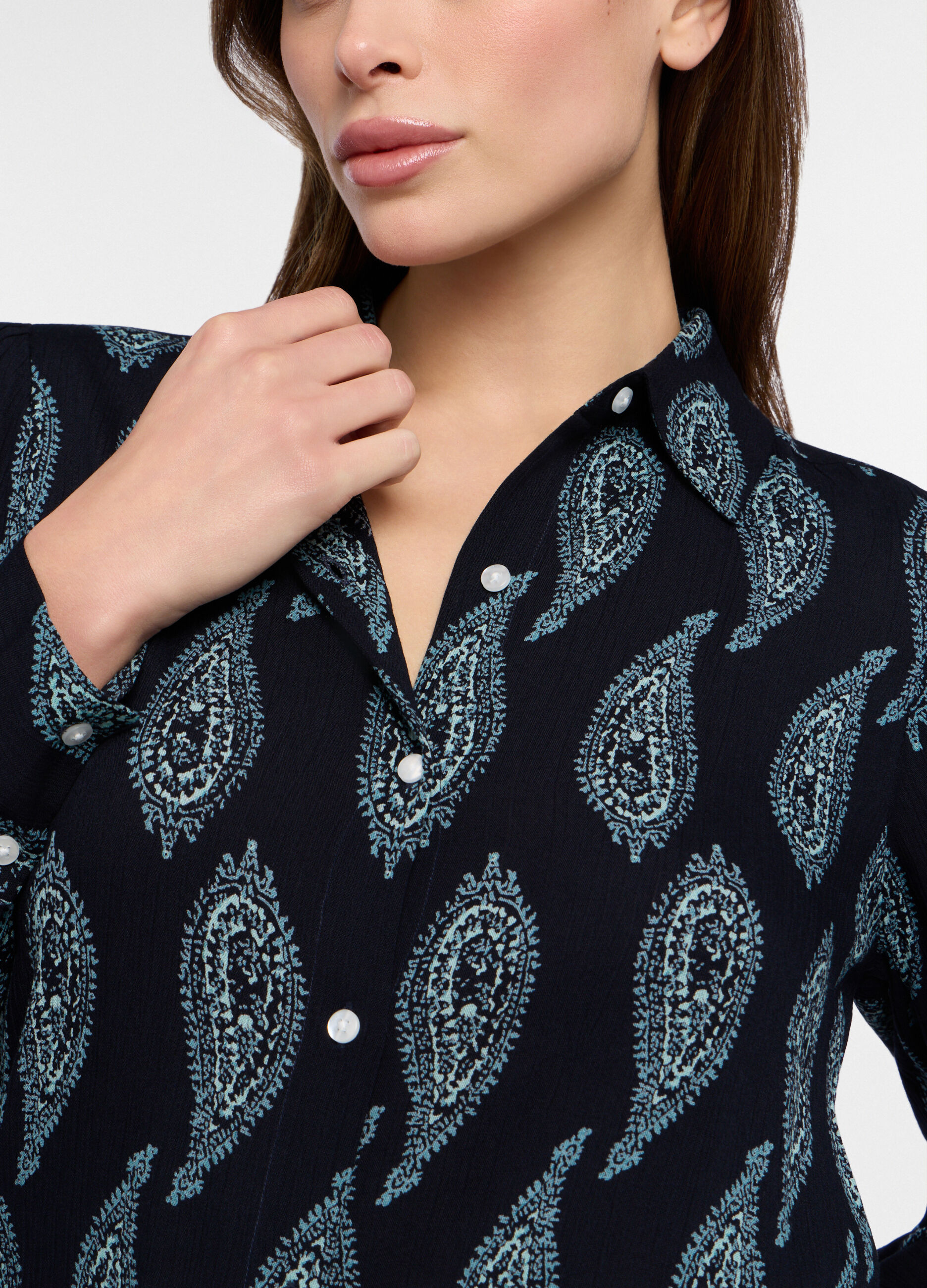 Camicia in pura viscosa donna_2