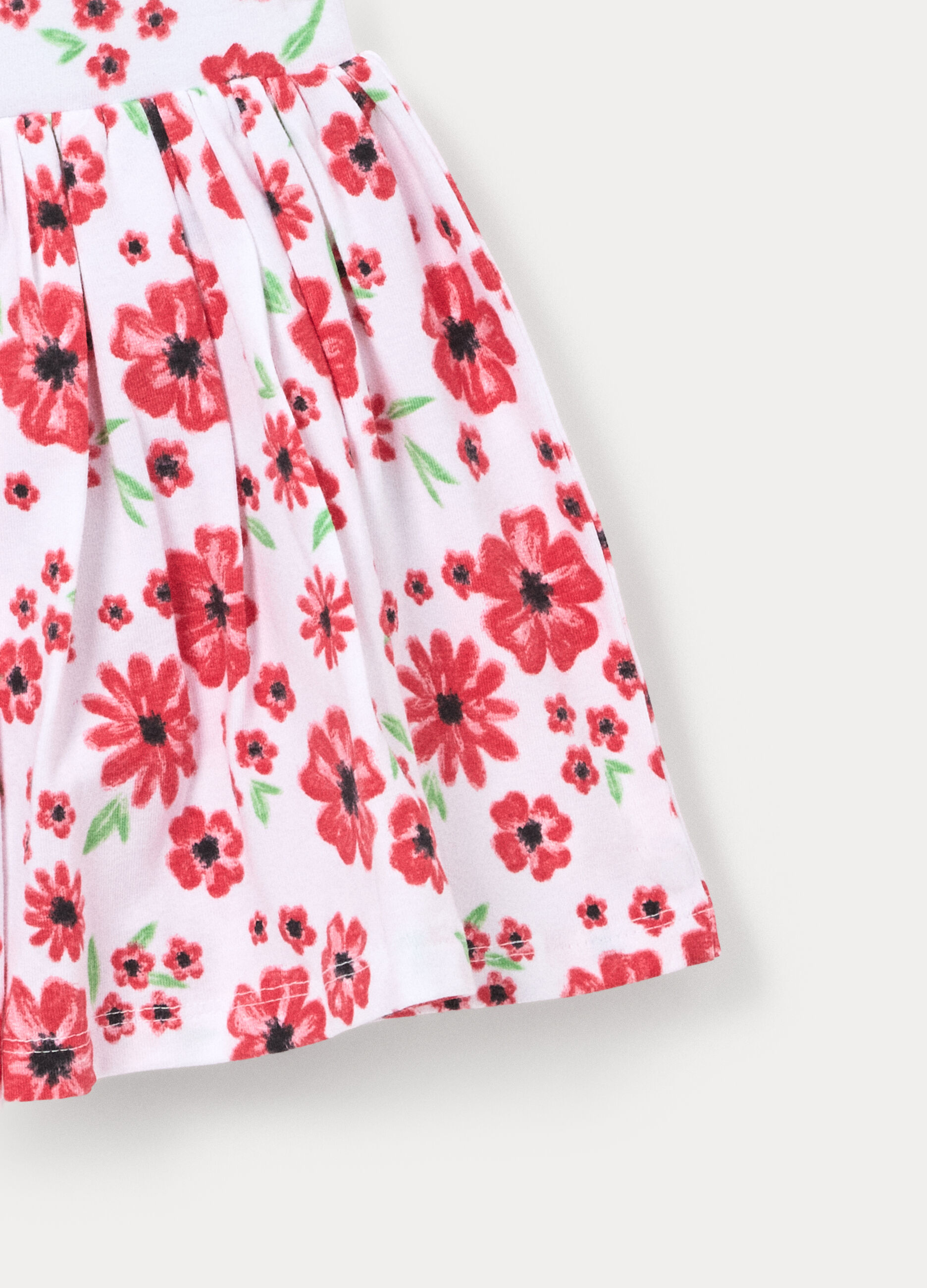 Jogging set in jersey di cotone stretch bambina_3