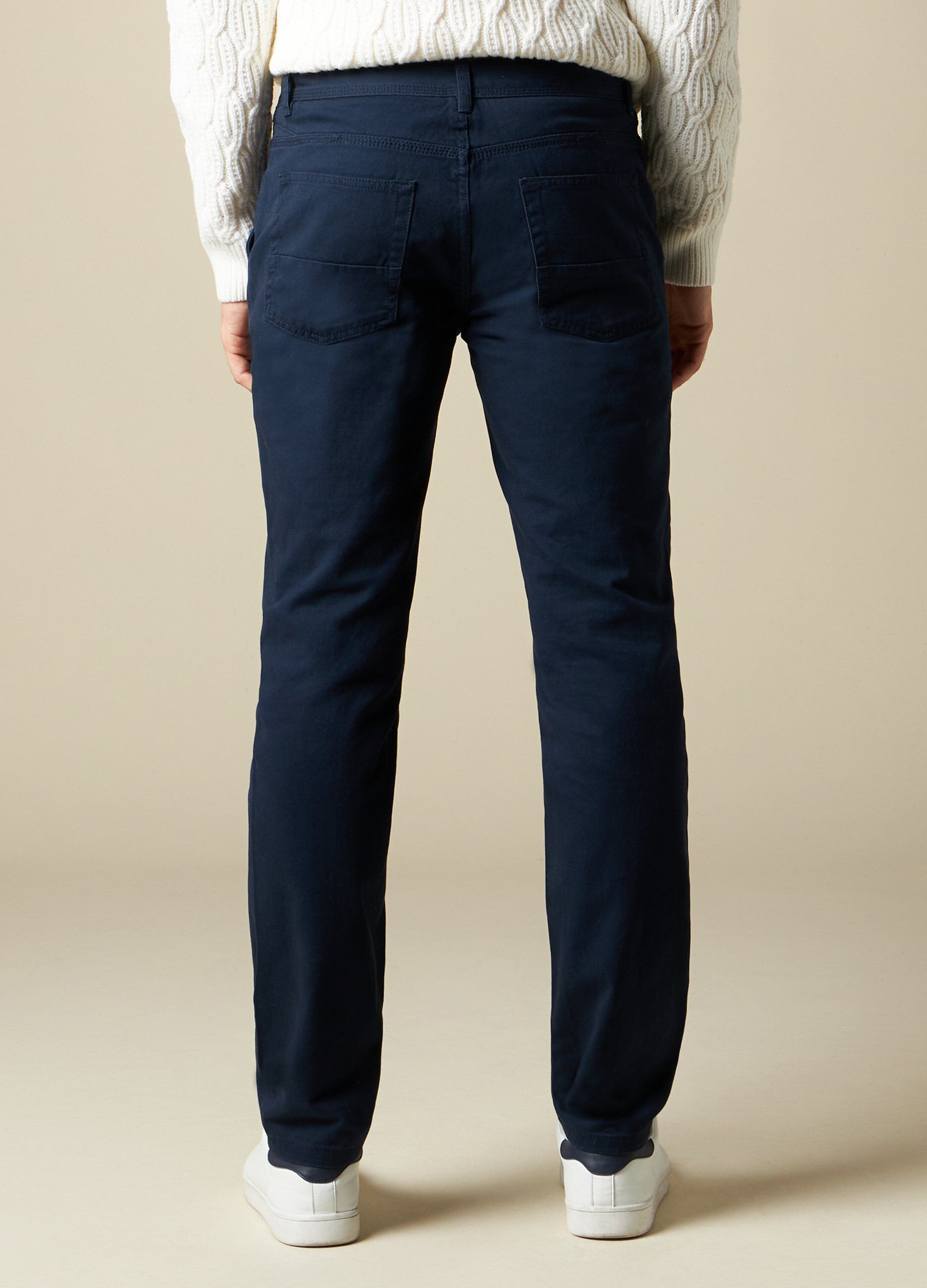 Pantaloni in puro cotone uomo