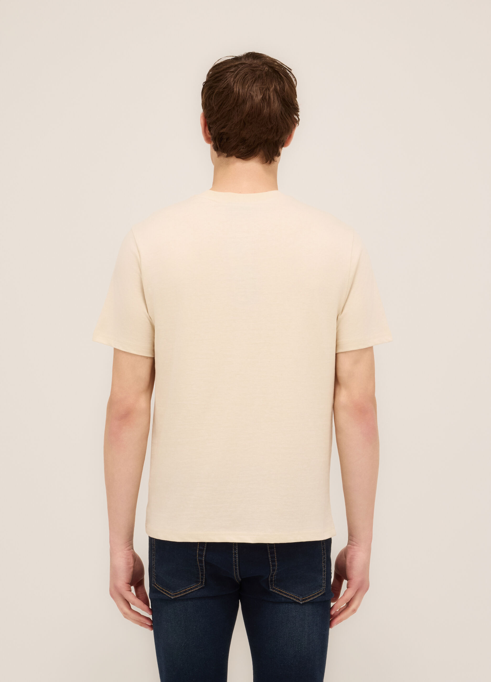 T-shirt girocollo stampa Attack on Titan uomo