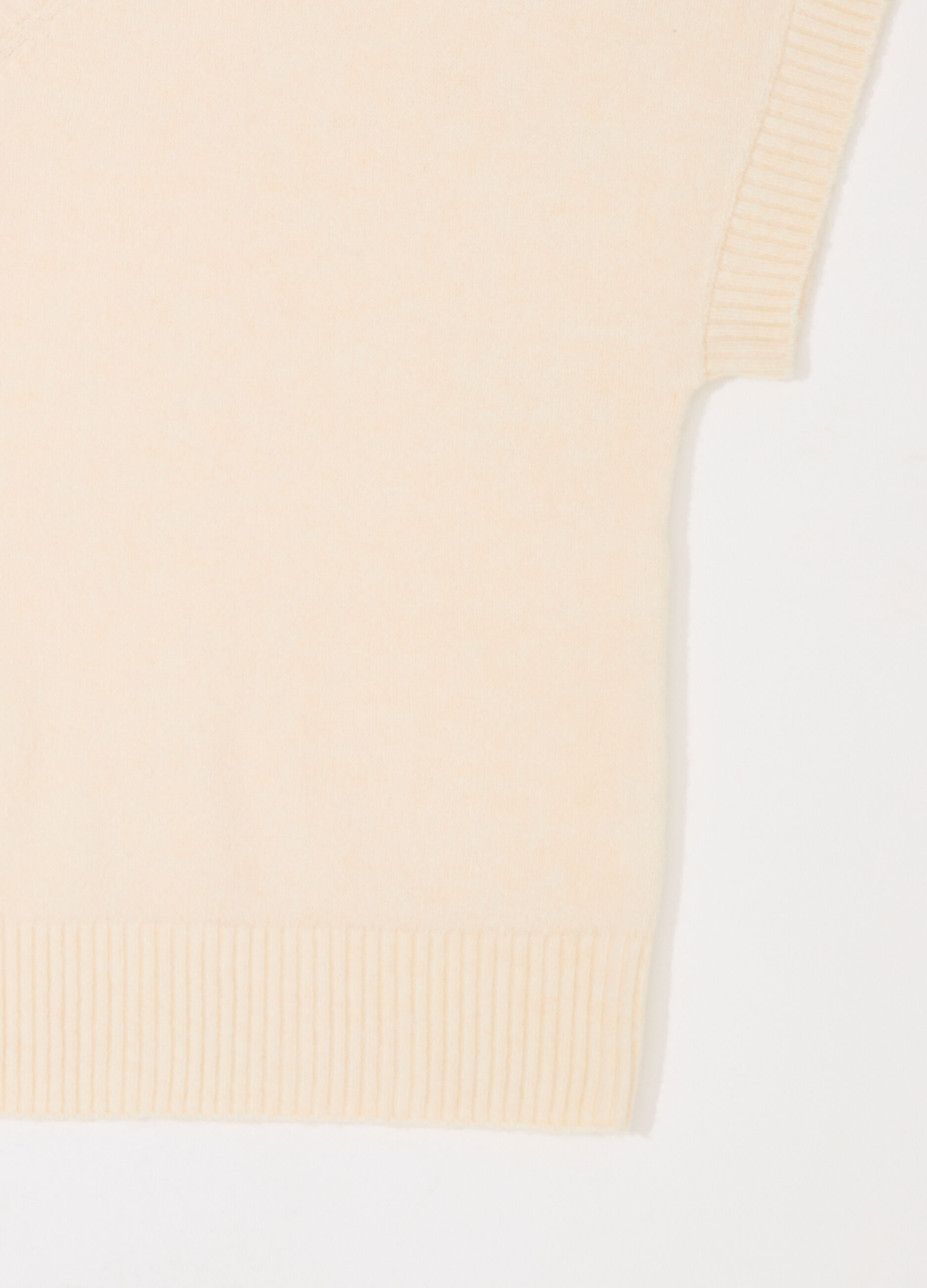Tricot kimono a maniche corte misto lana donna_6