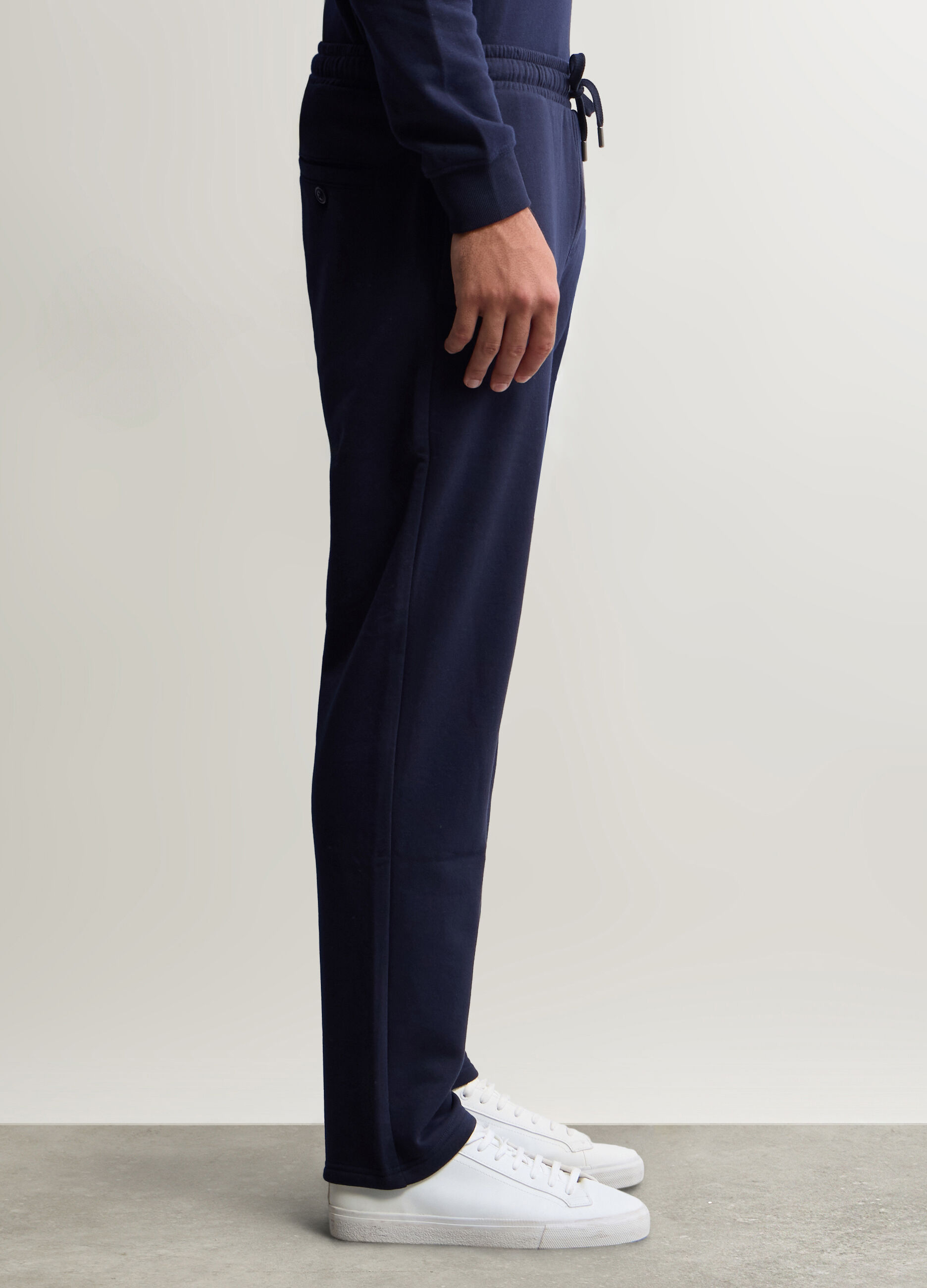 Jogger in felpa misto cotone uomo_1