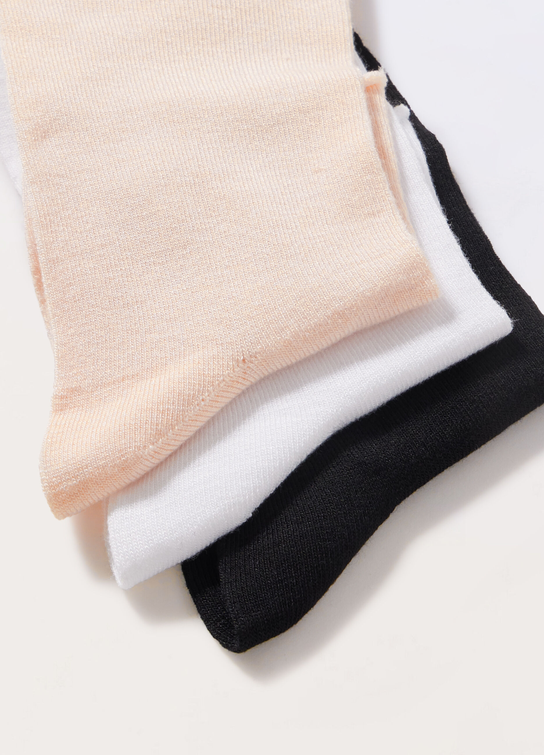 Pack 3 calze corte in misto viscosa donna_1