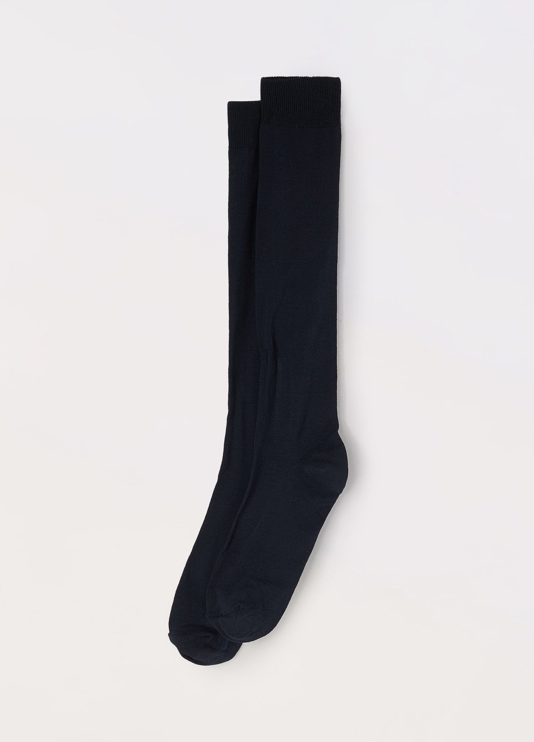 Calze lunghe in cotone stretch uomo Made in Italy_0