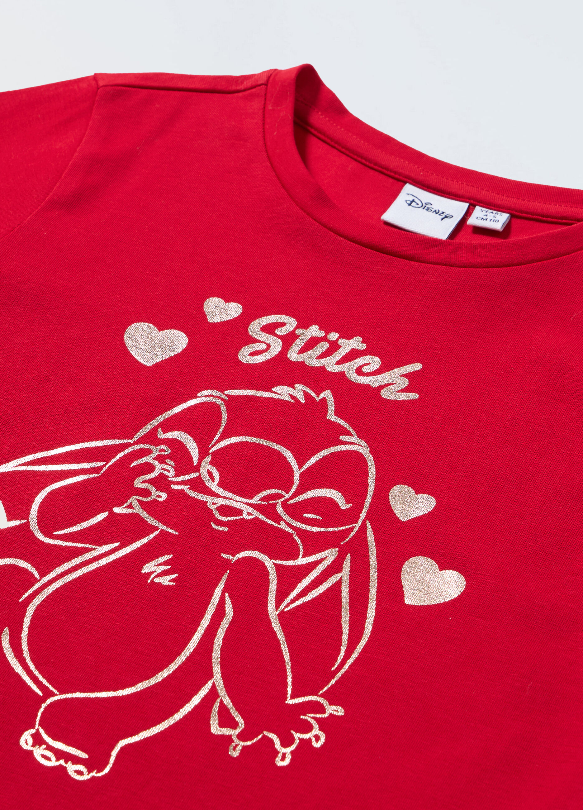 T-shirt in cotone stretch bambina_1