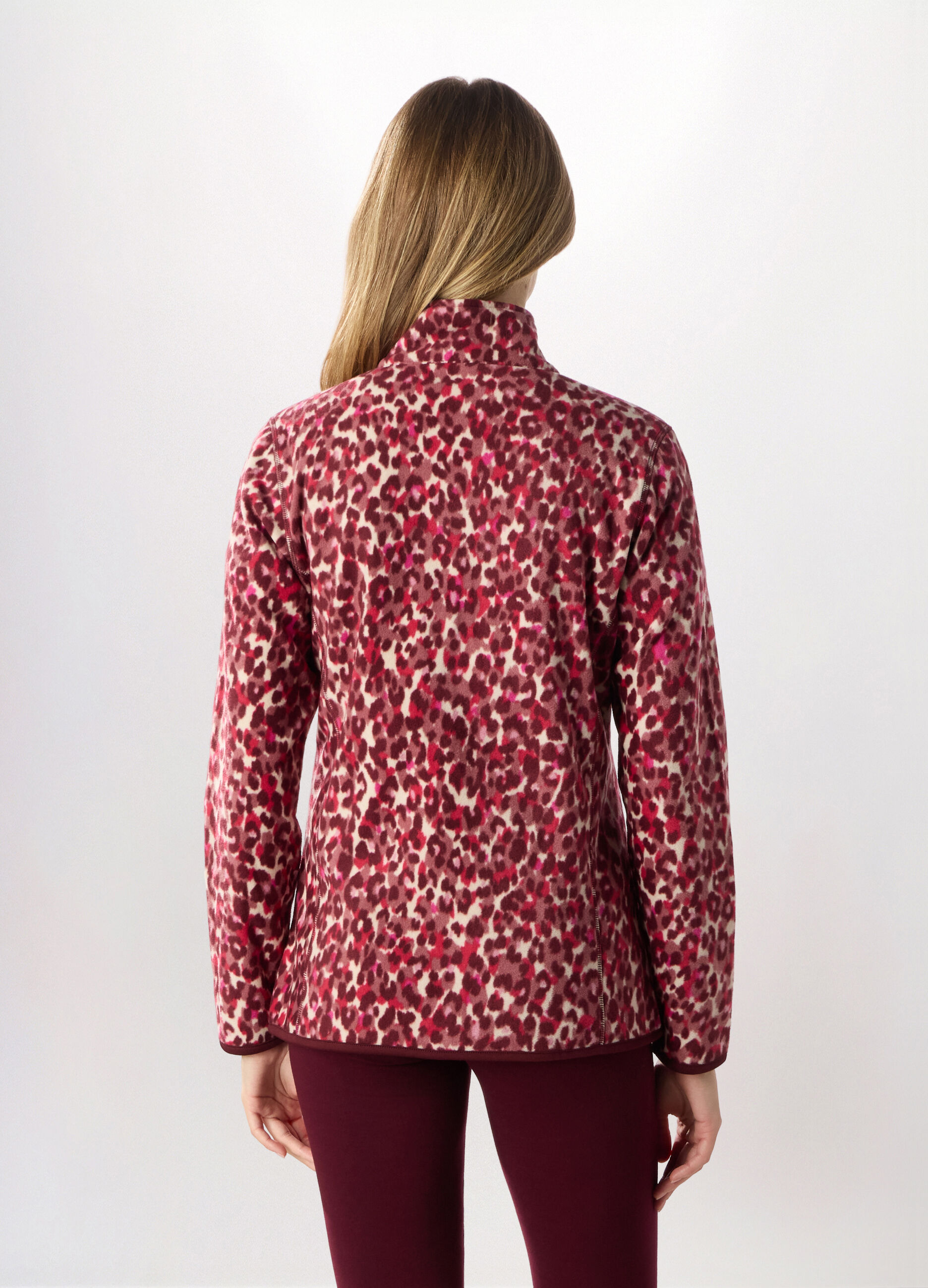 Felpa full zip in pile donna Holistic fitness_1