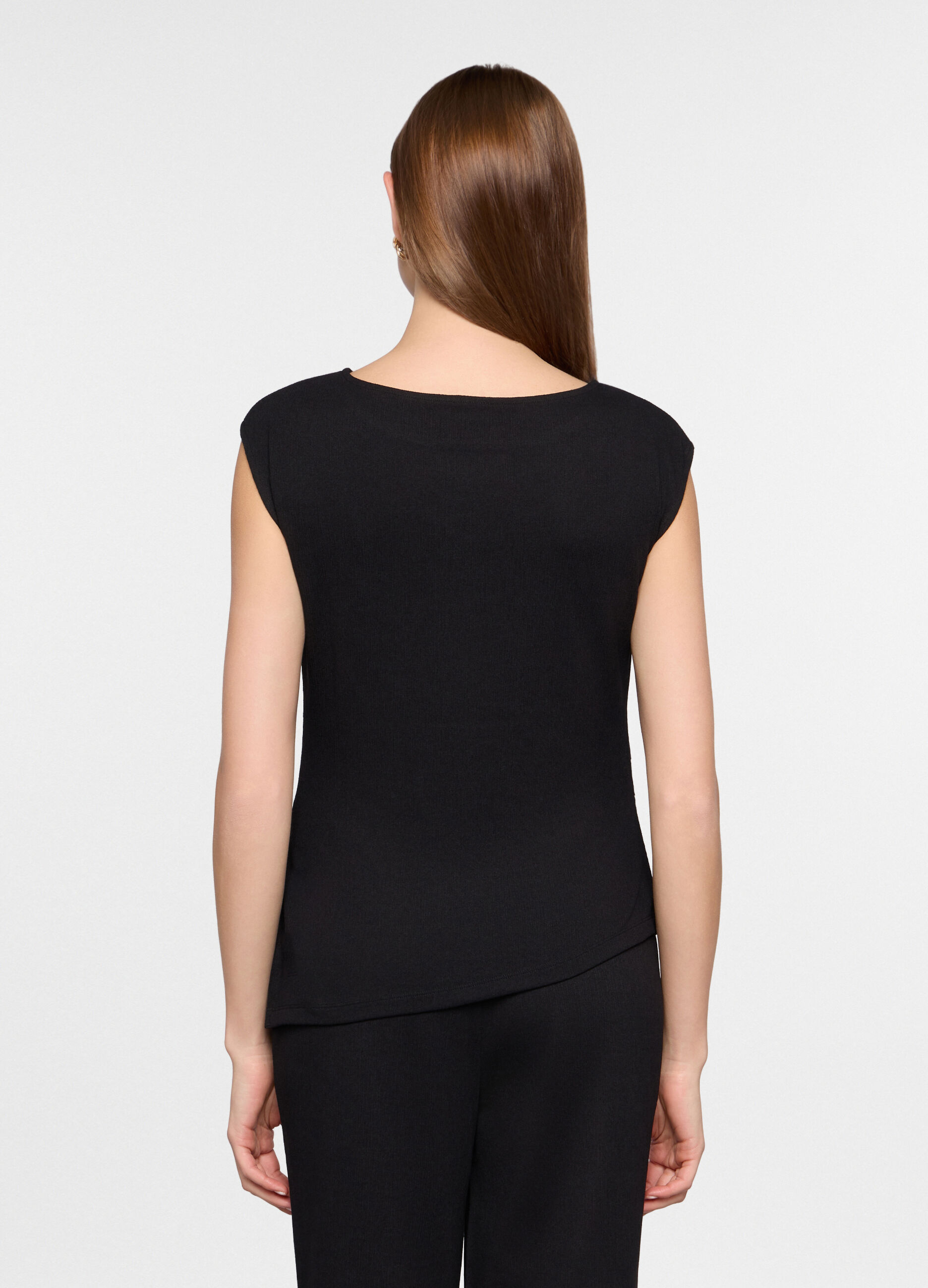 Canotta crinkle slim fit donna_1