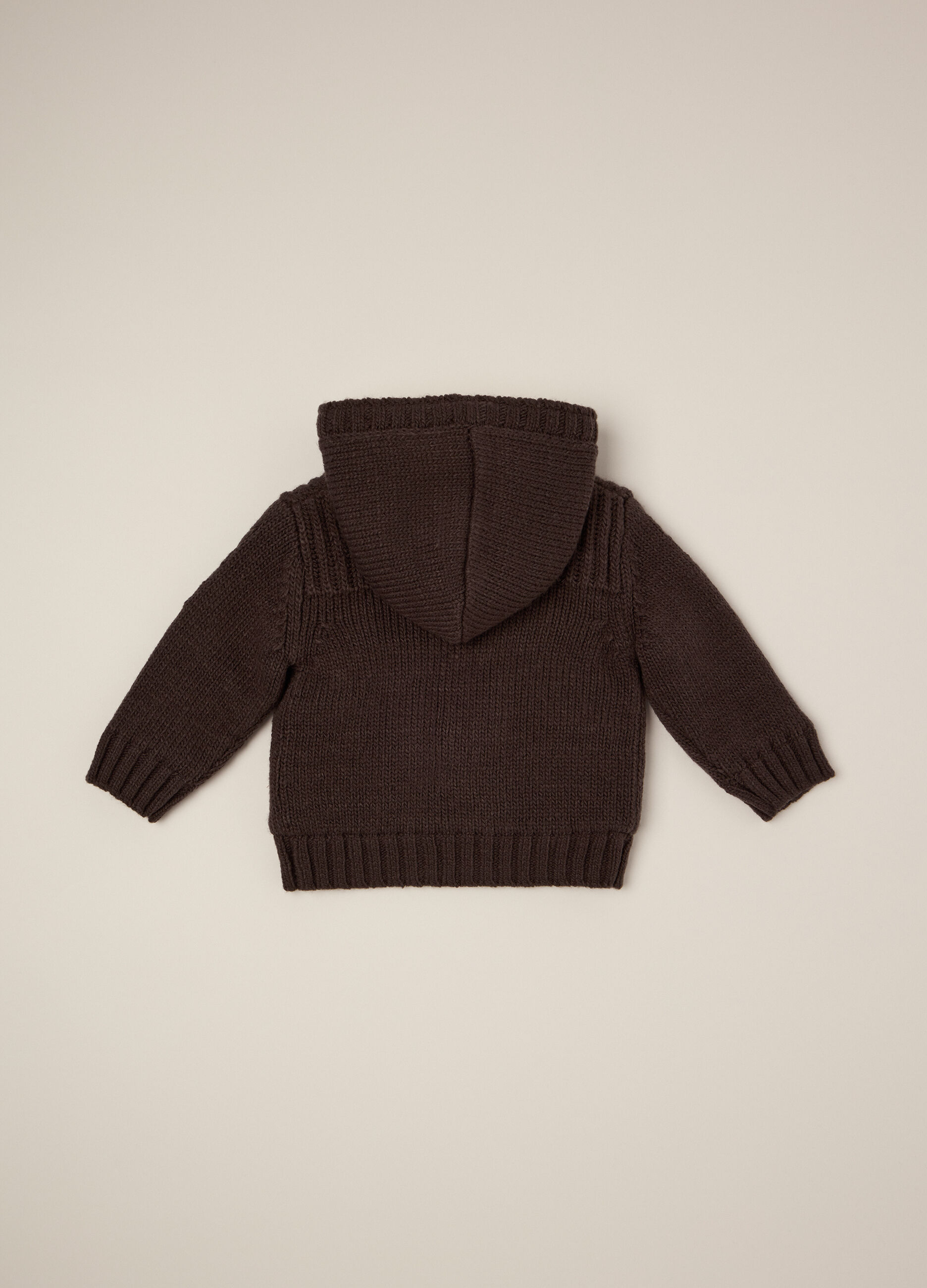 Giacca marrone imbottita per neonato_1