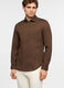 Camicia regular fit in lino uomo_0