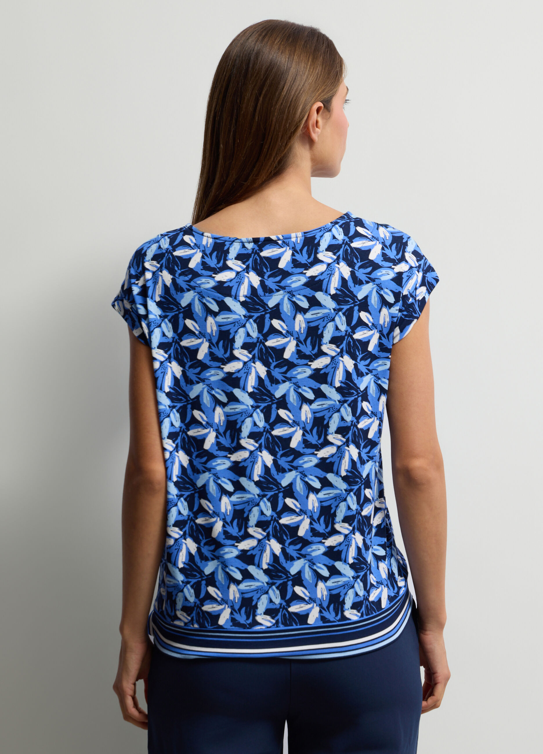 T-shirt girocollo stretch donna_1