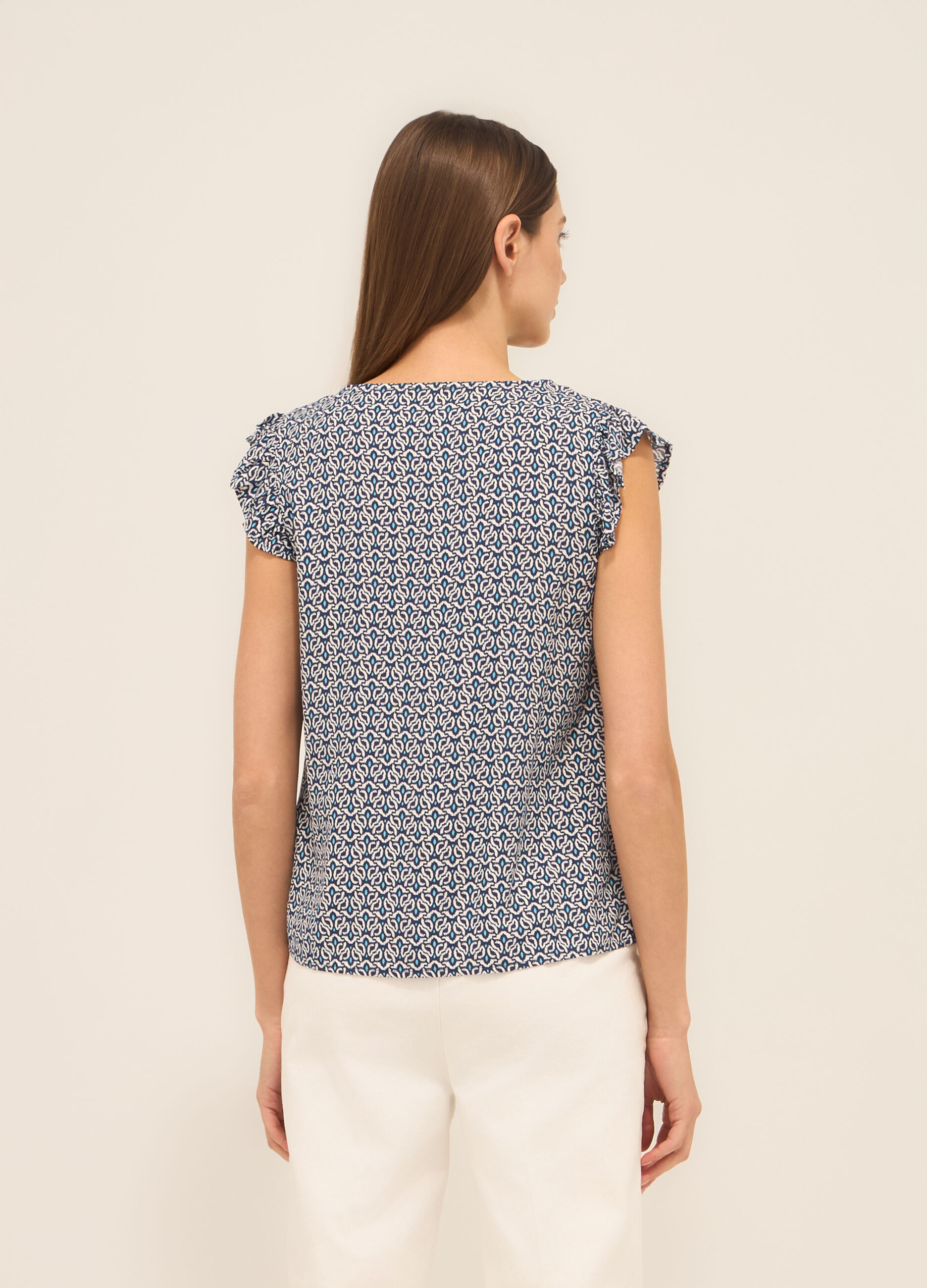 Blusa in pura viscosa donna_1