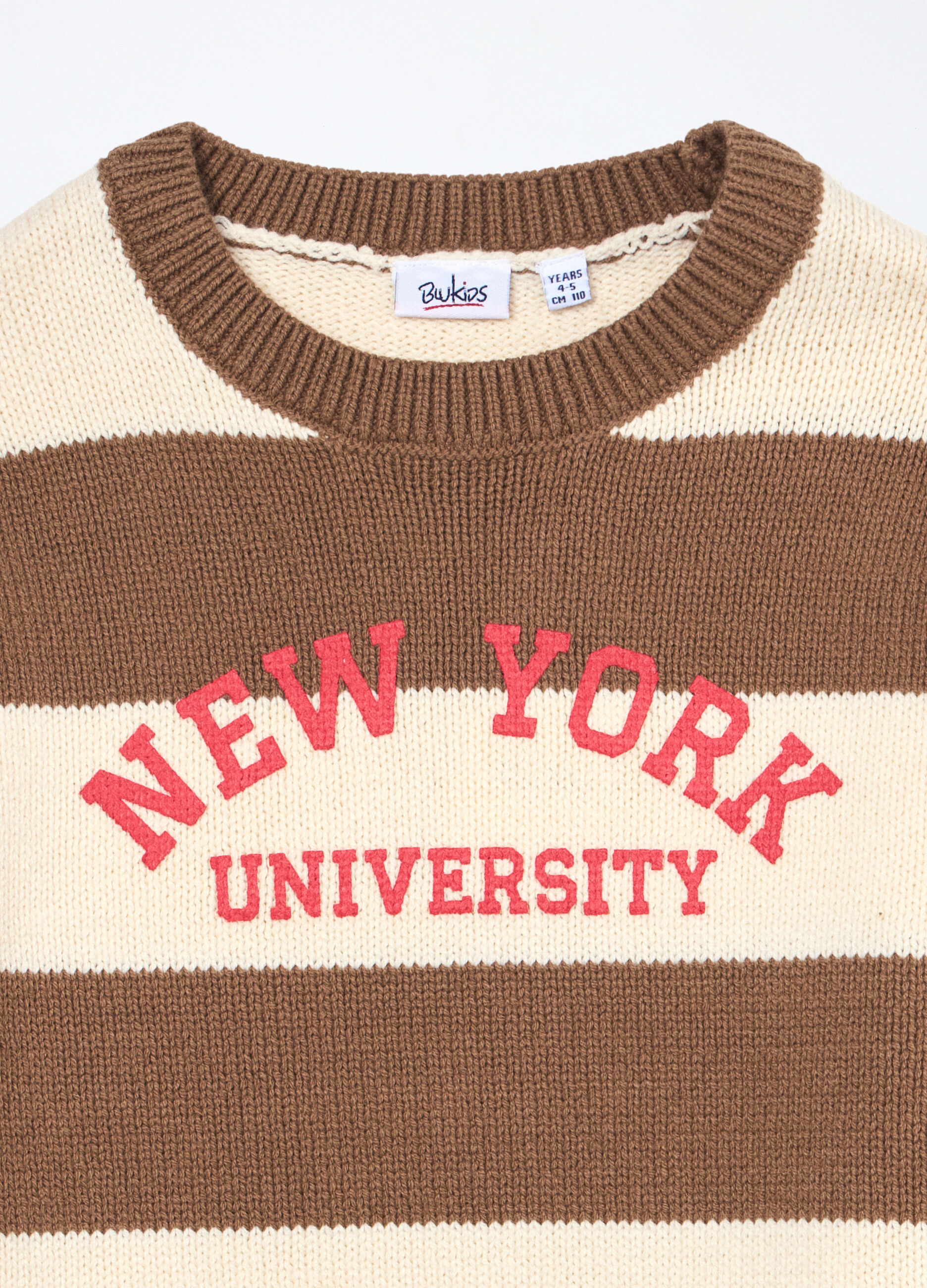 Tricot misto cotone a righe bambino_2