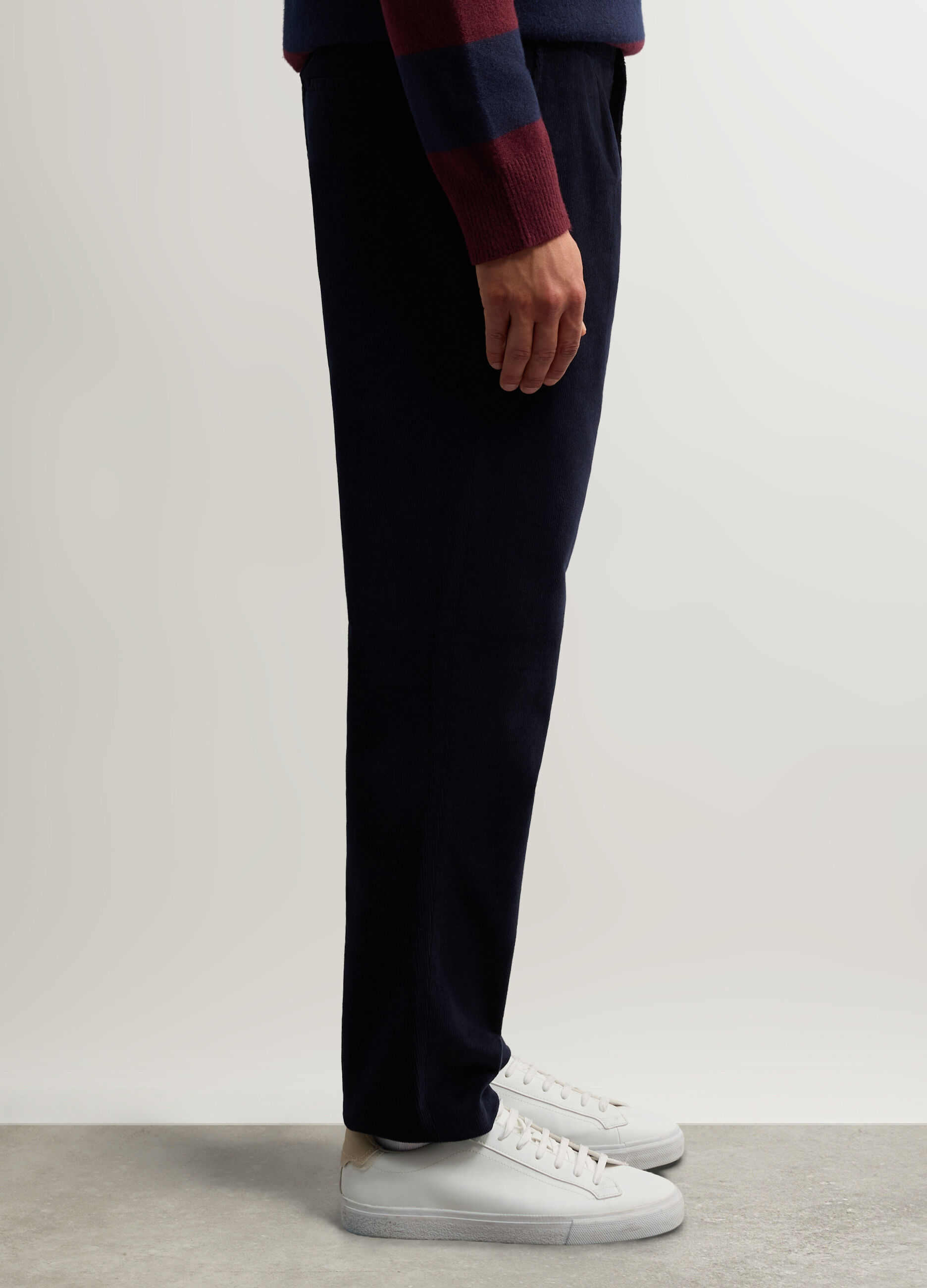 Pantalone chino in velluto a coste di cotone uomo_1