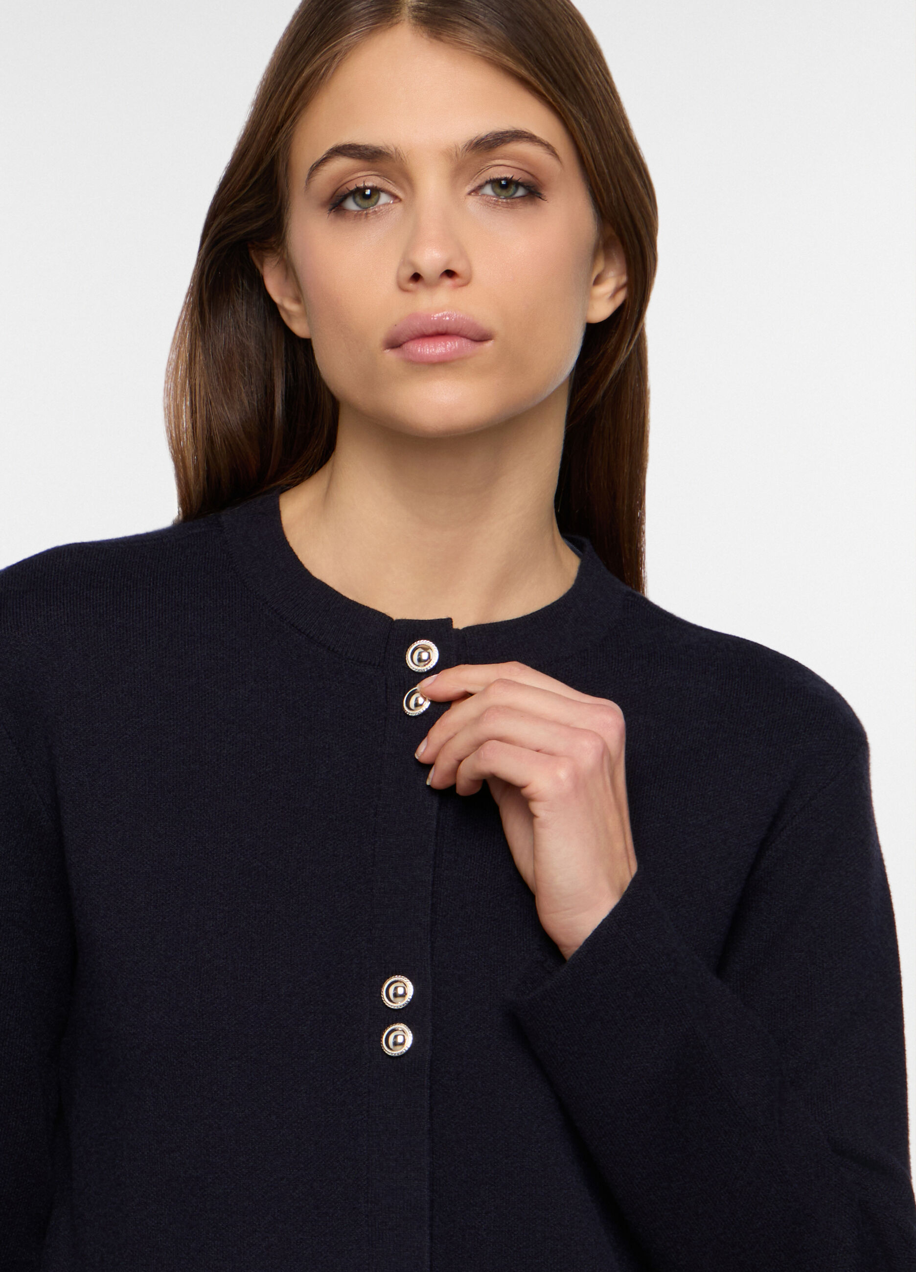 Giacchina in maglia stretch donna_2