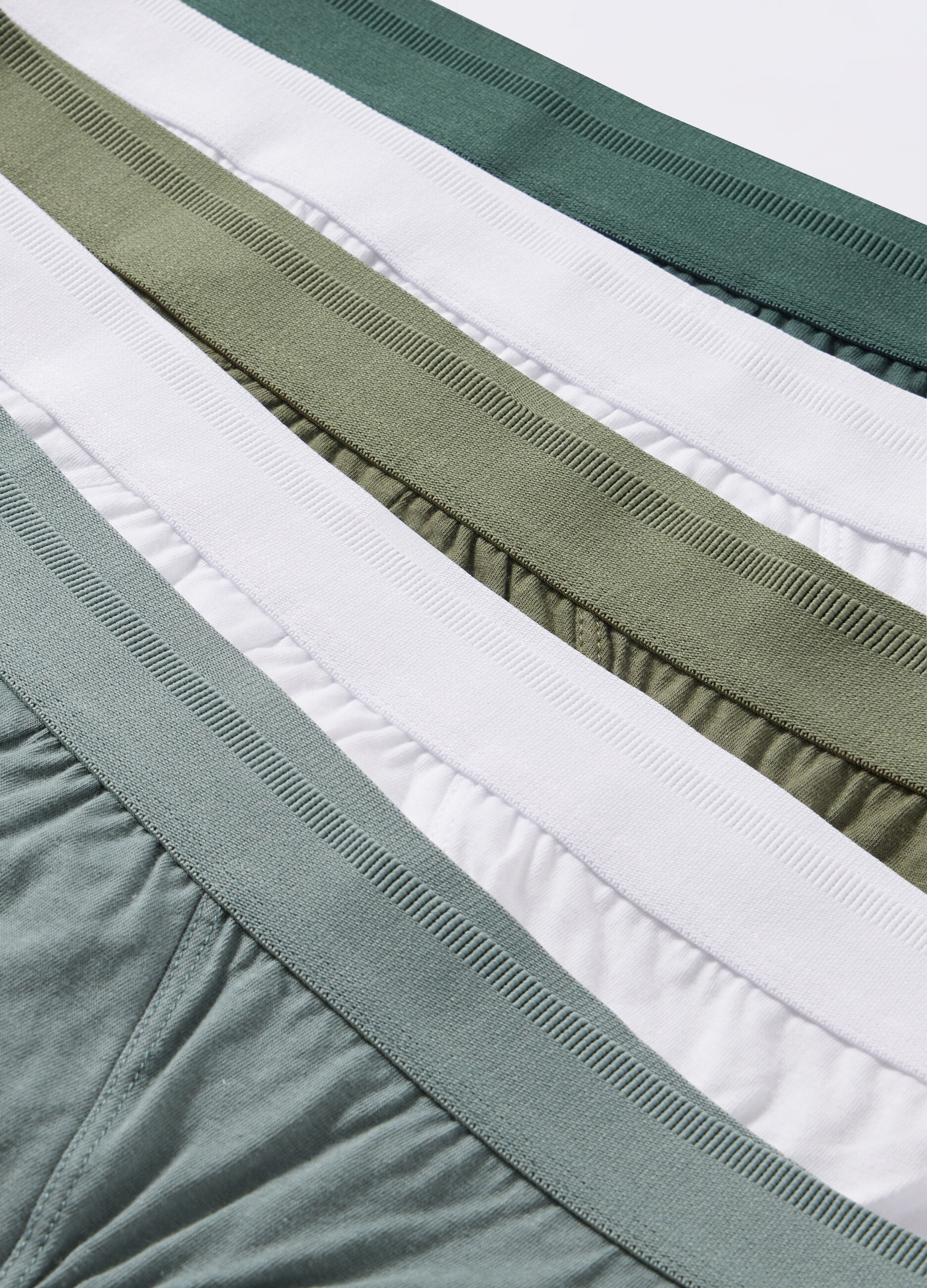 5 pack slip in jersey di cotone con elastico uomo