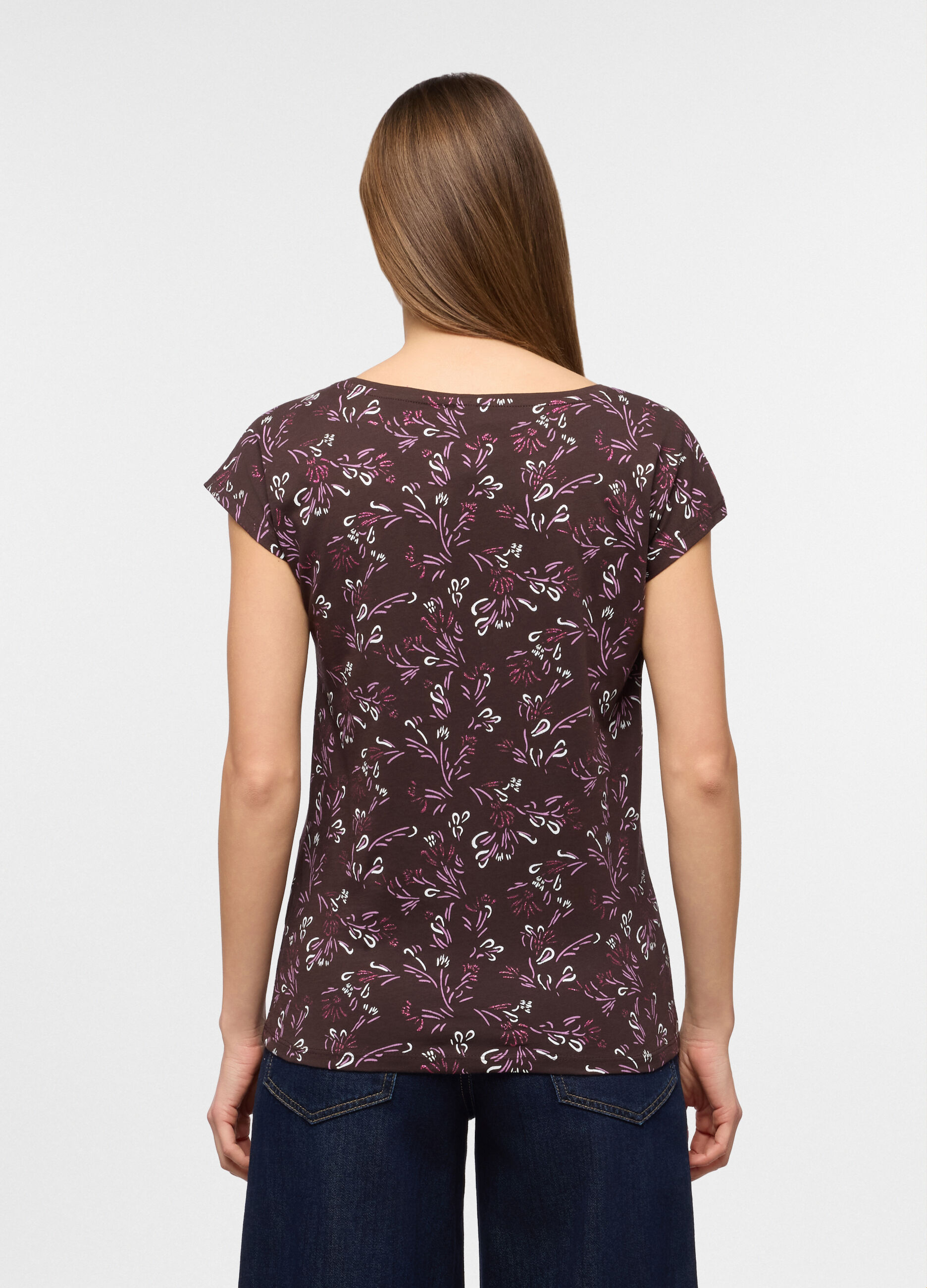 T-shirt girocollo donna_1