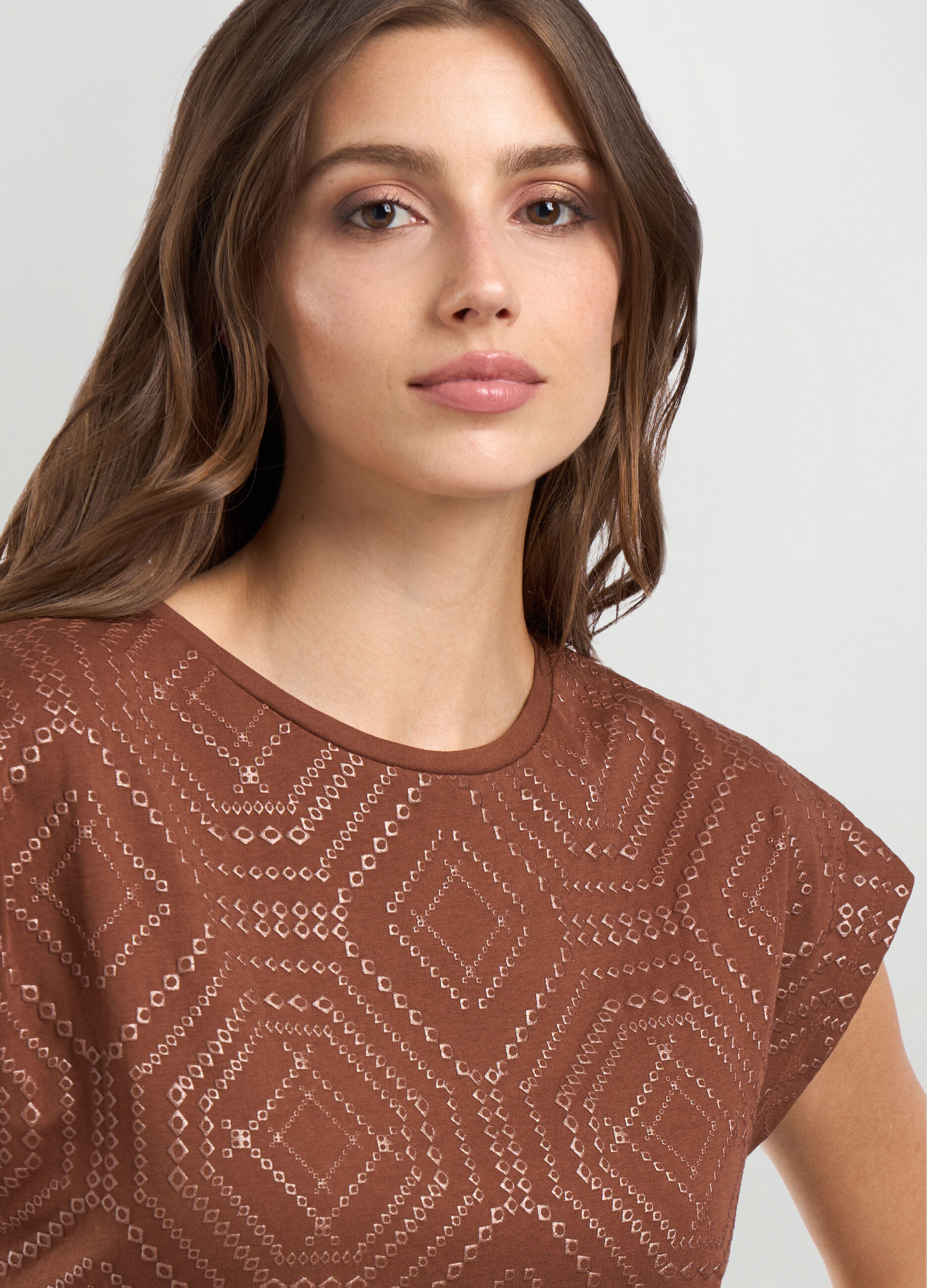 T-shirt in puro cotone donna_2