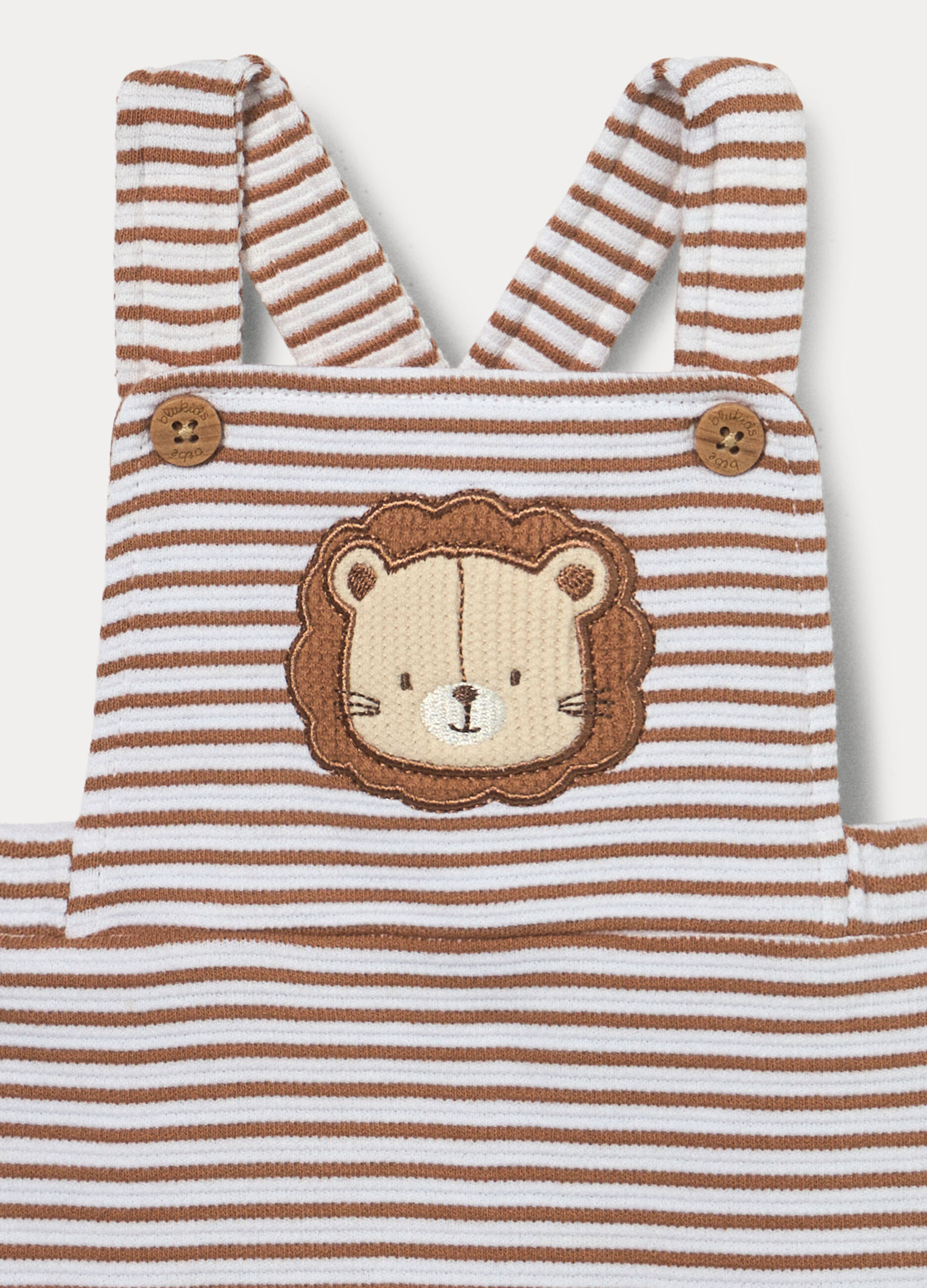 Body-salopette in cotone stretch neonato_3