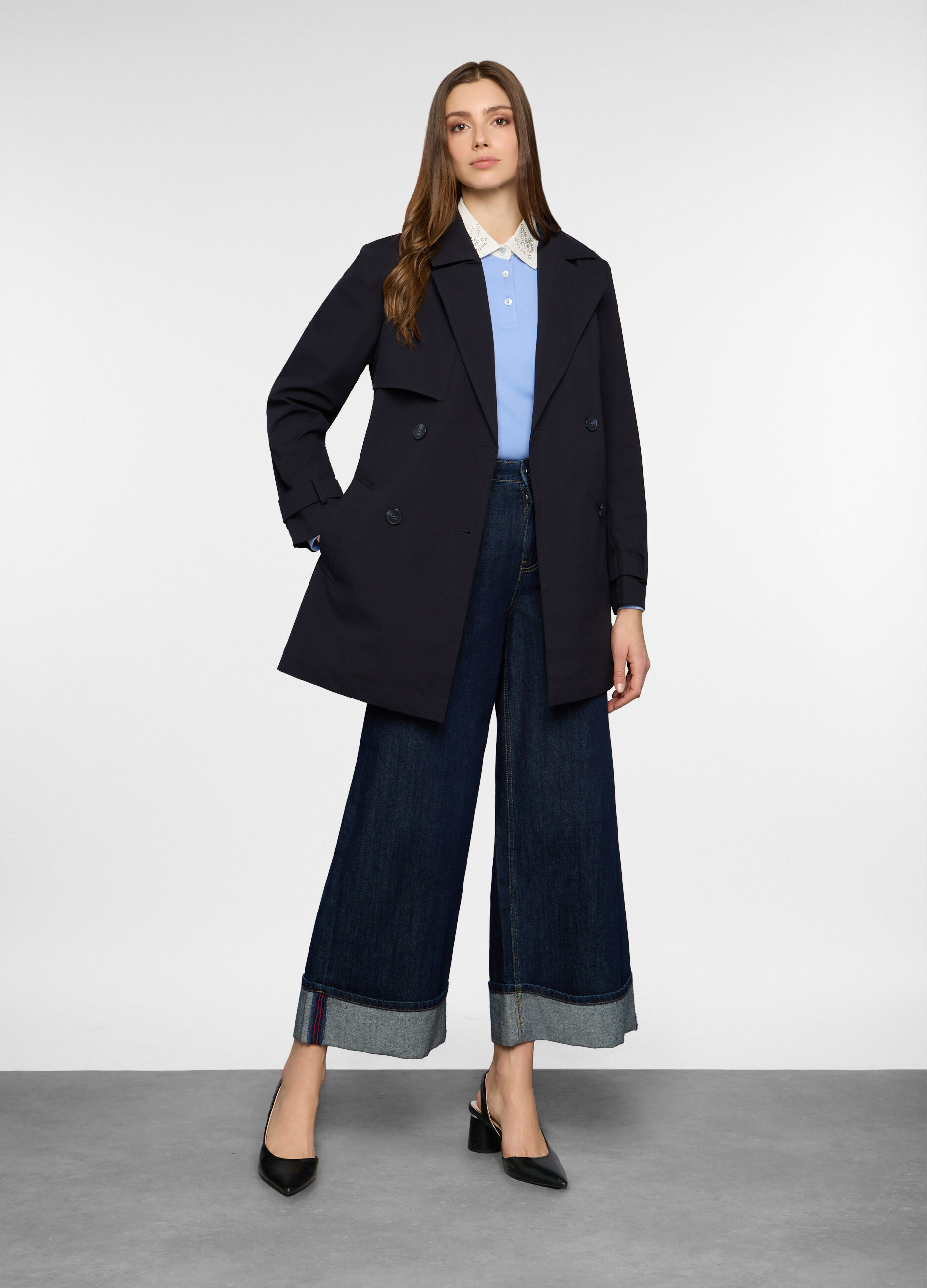 Trench doppiopetto donna_0