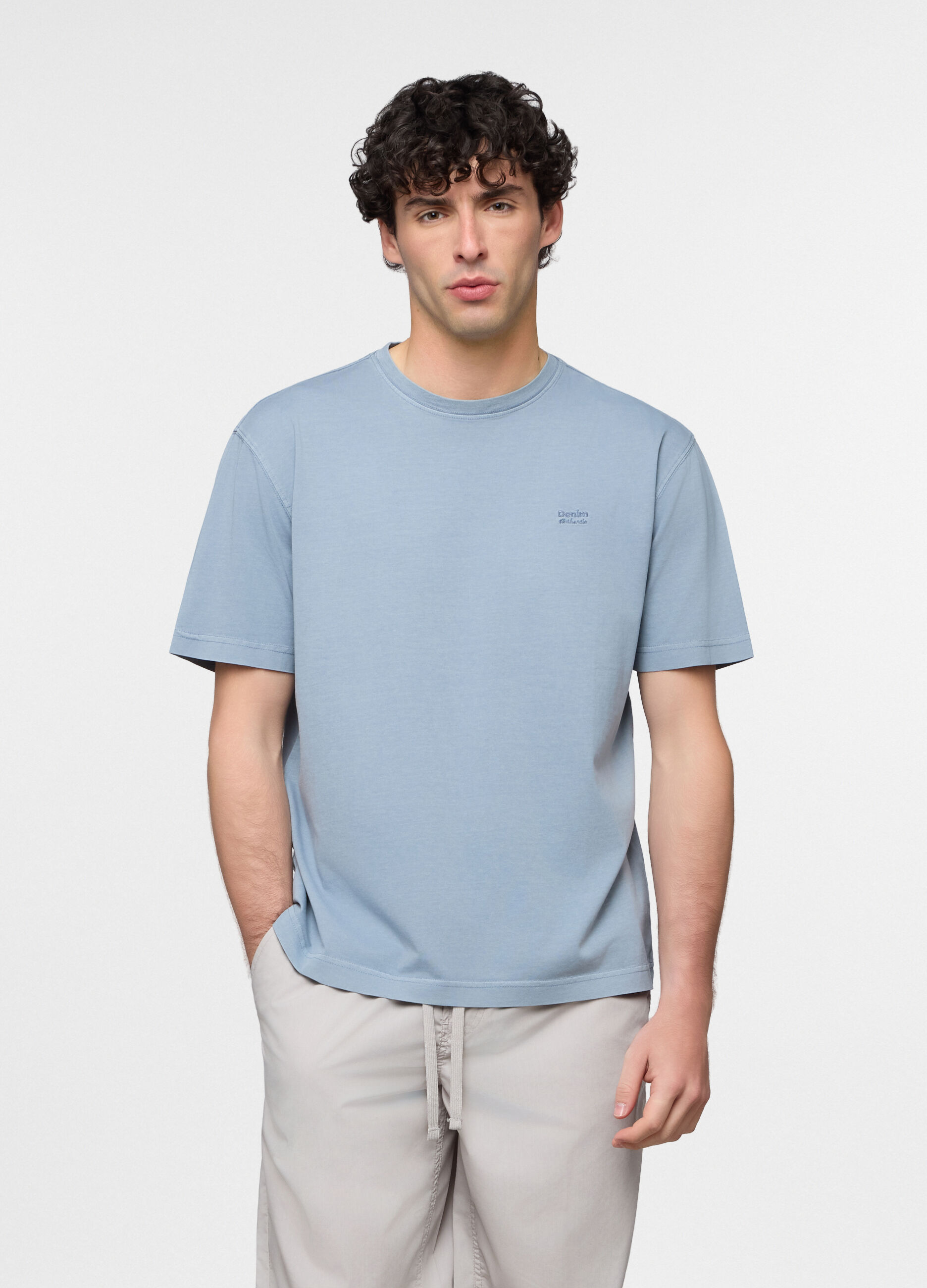 T-shirt in jersey di cotone uomo_0