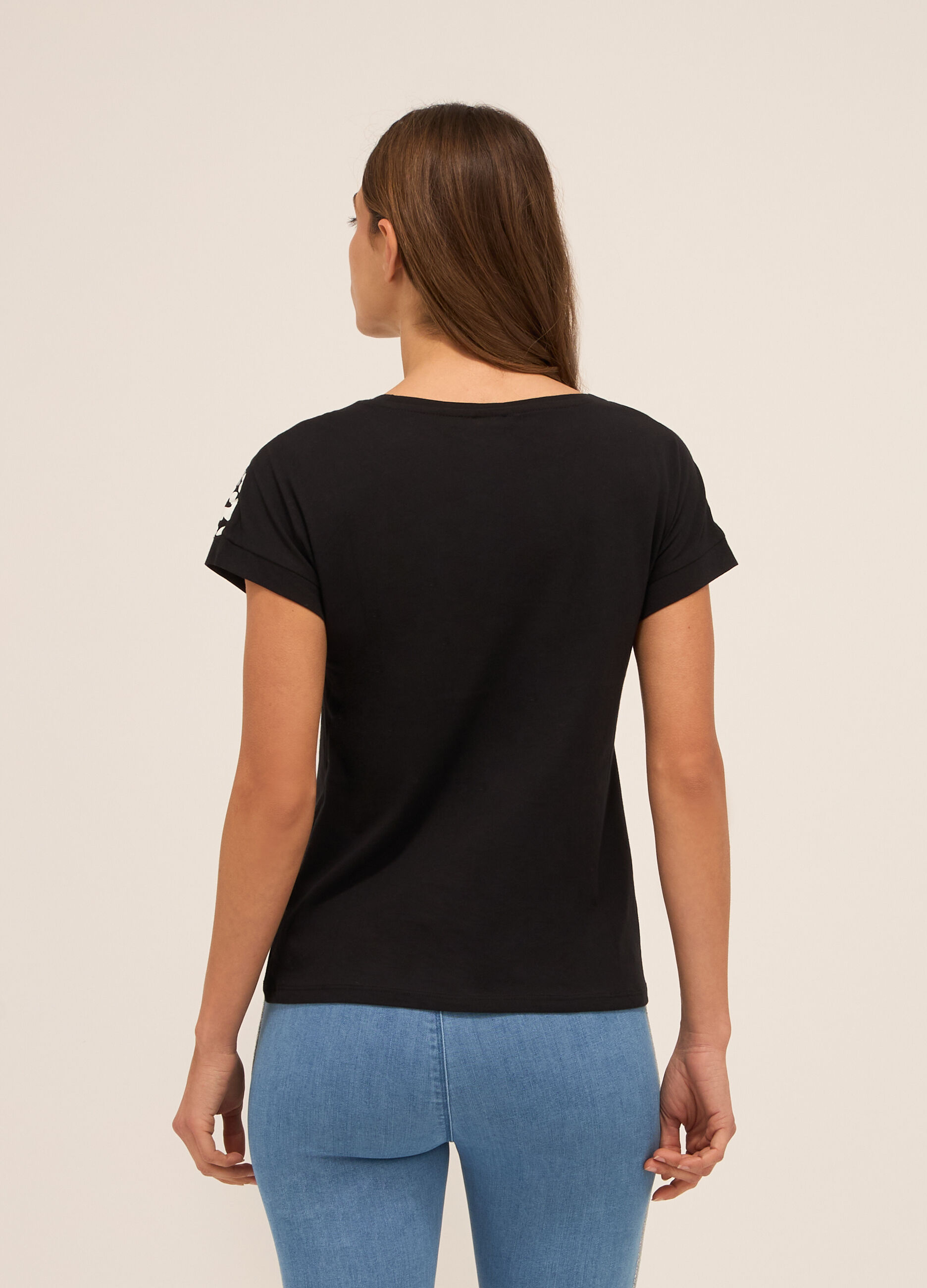 T-shirt in puro cotone donna_1