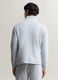 Felpa lupetto con mezza zip in misto cotone uomo_1