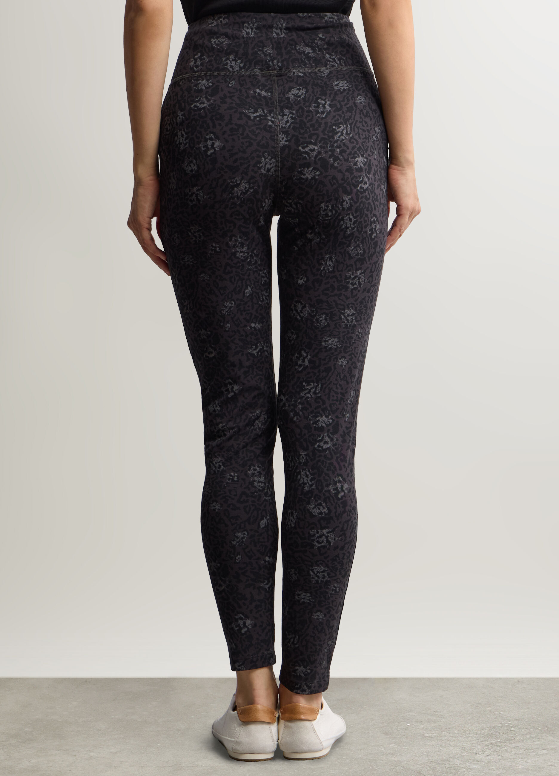 Leggings Skinny Fit in jersey di cotone stretch donna_2