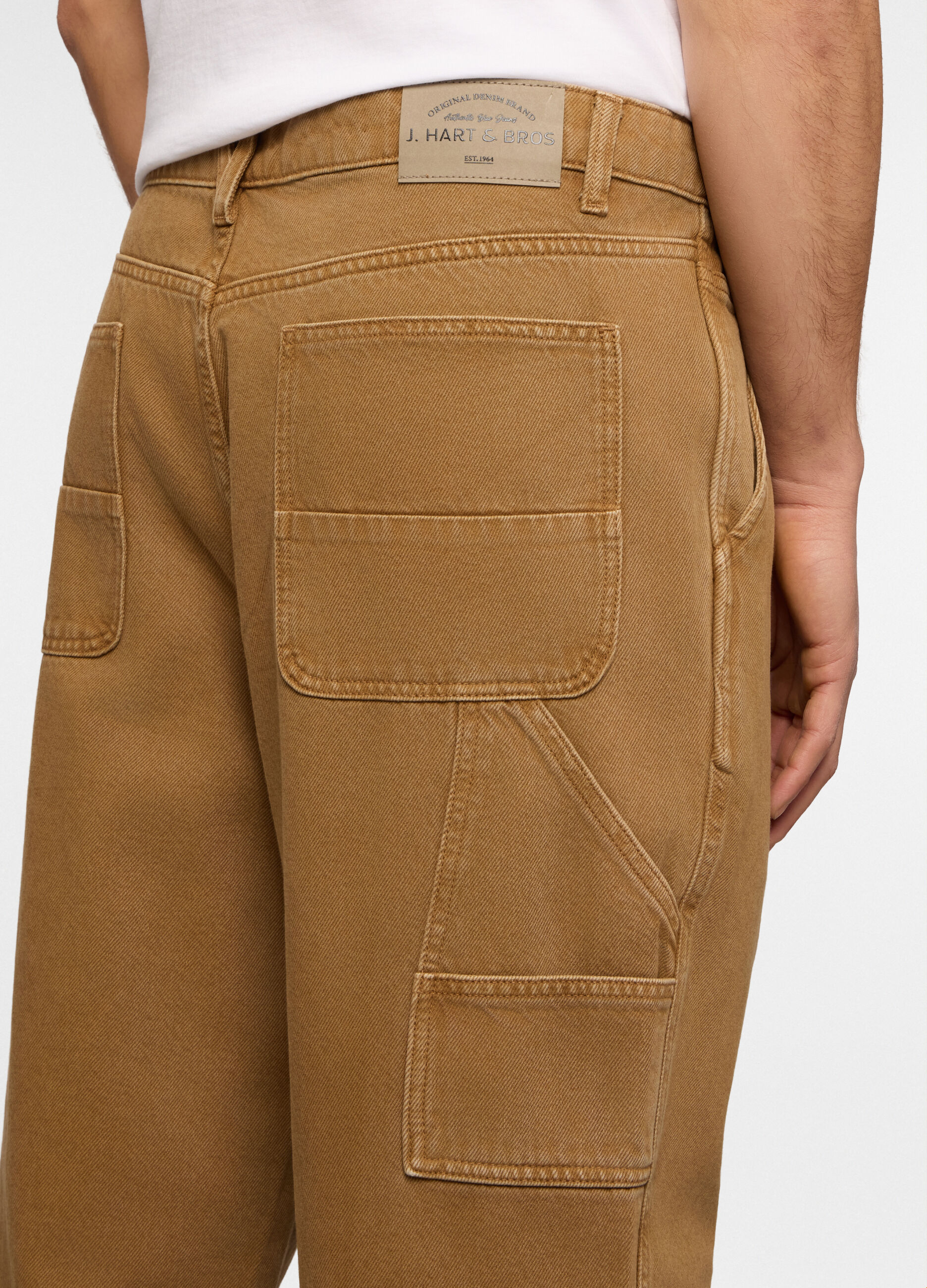 Jeans loose fit in denim uomo_2