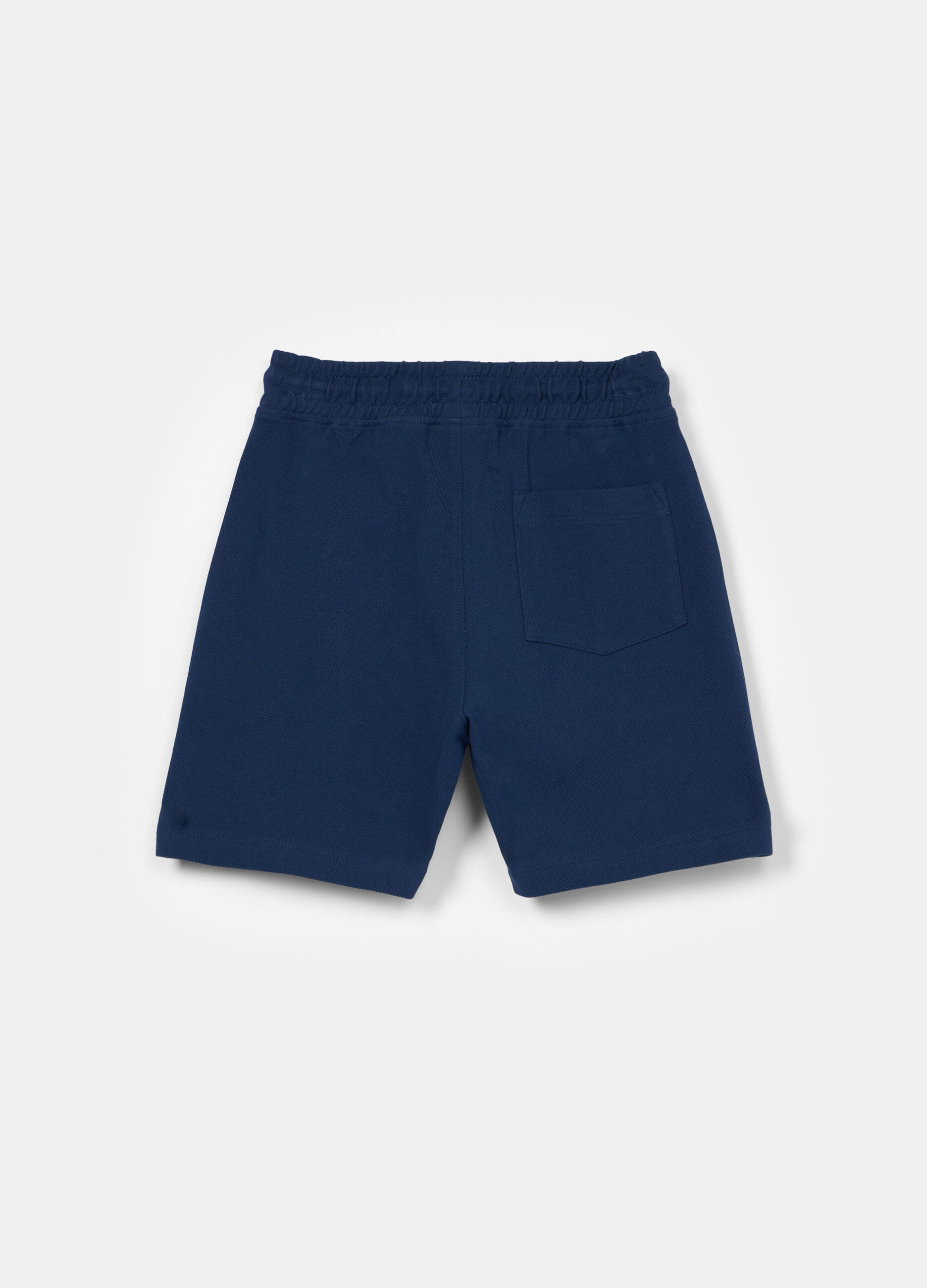 Shorts in puro cotone Piquet bambino_1