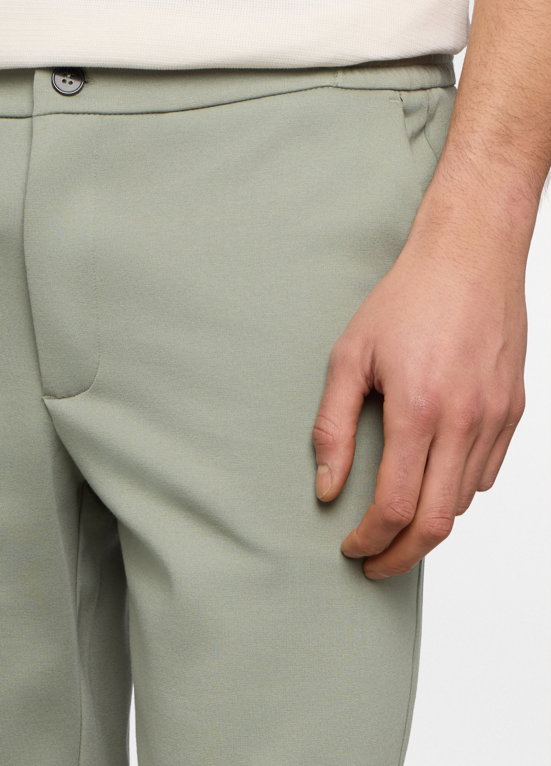 Bermuda in interlock di cotone stretch uomo_2