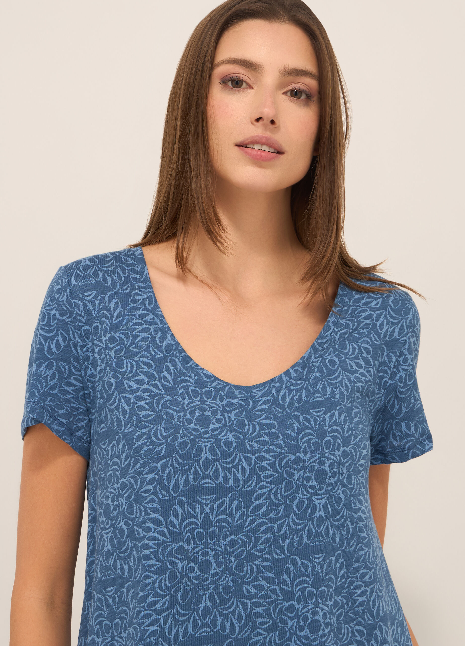 Abito lungo in puro cotone donna_2