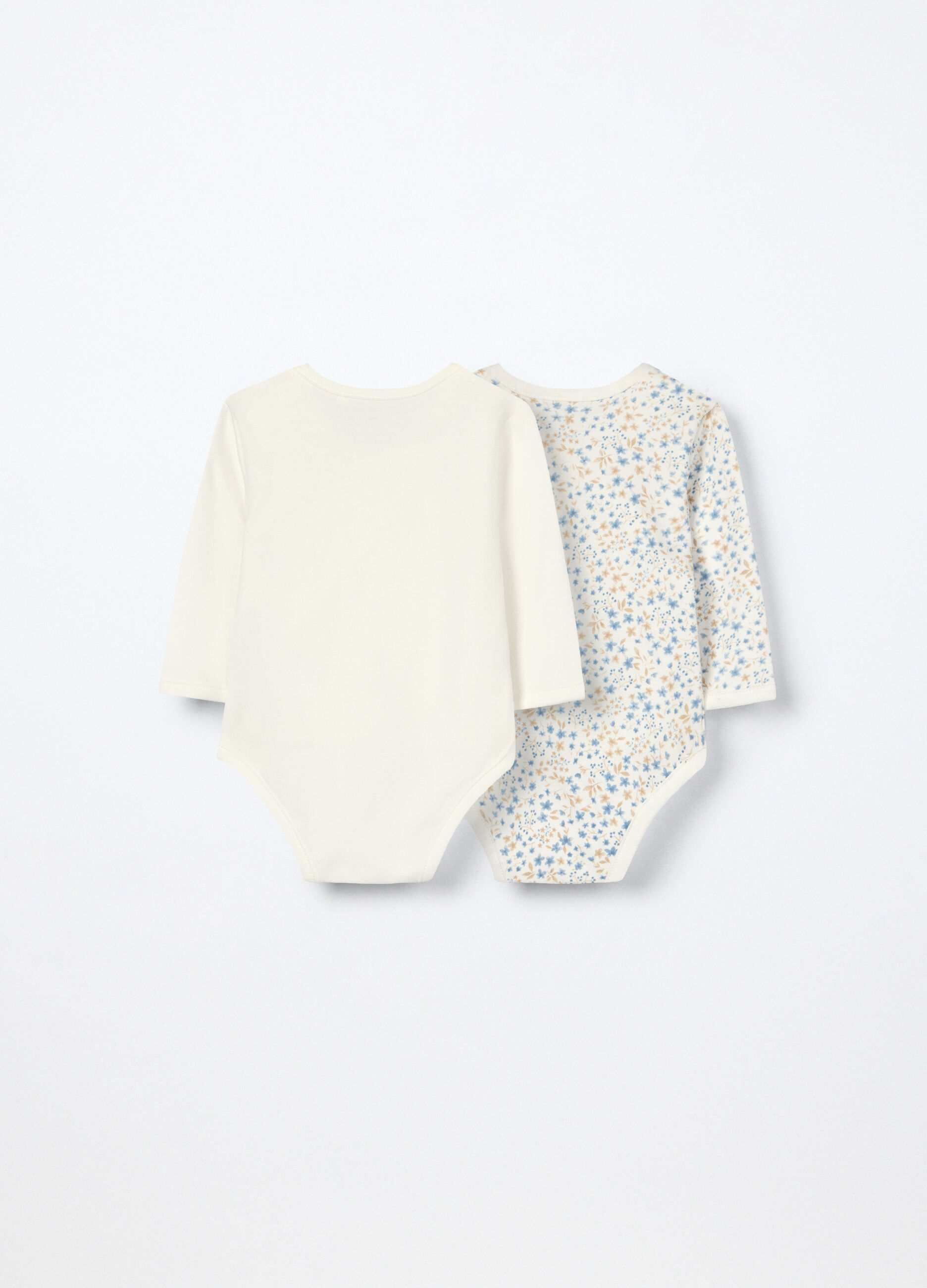 Pack 2 body incrociati in interlock di puro cotone _1