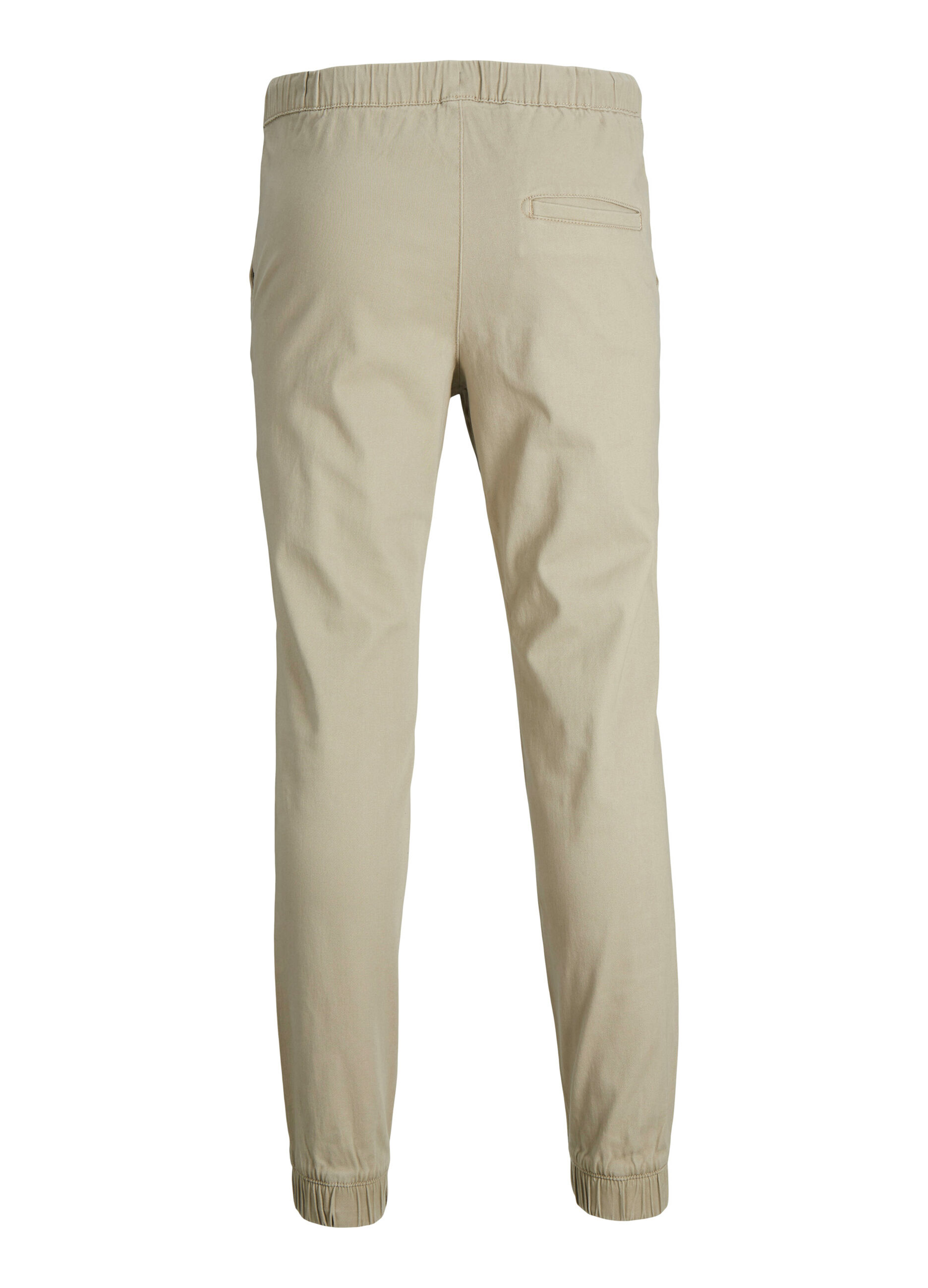 Jogger regular fit ibridi in twill di cotone uomo_7