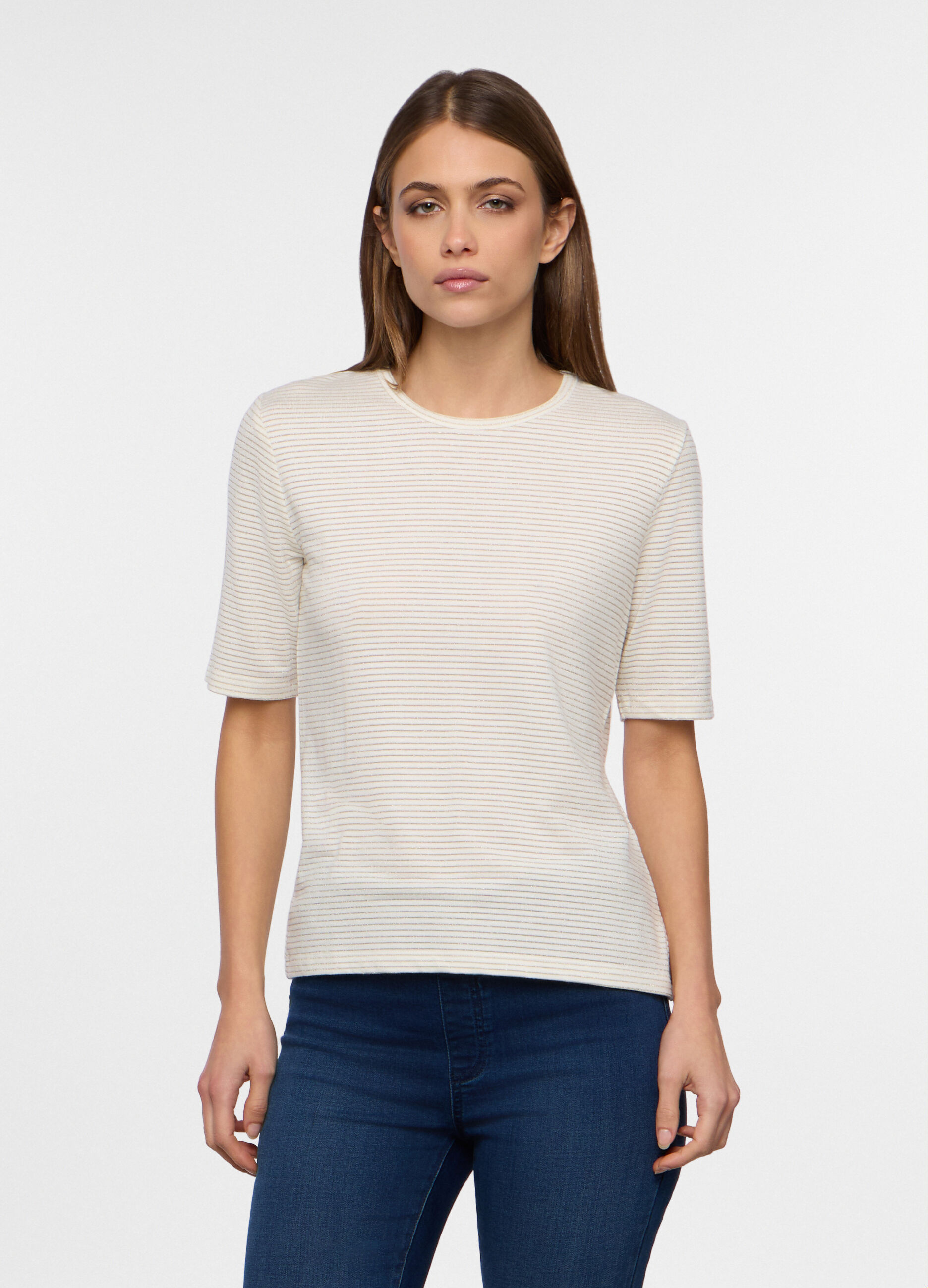 T-shirt rigata donna_0