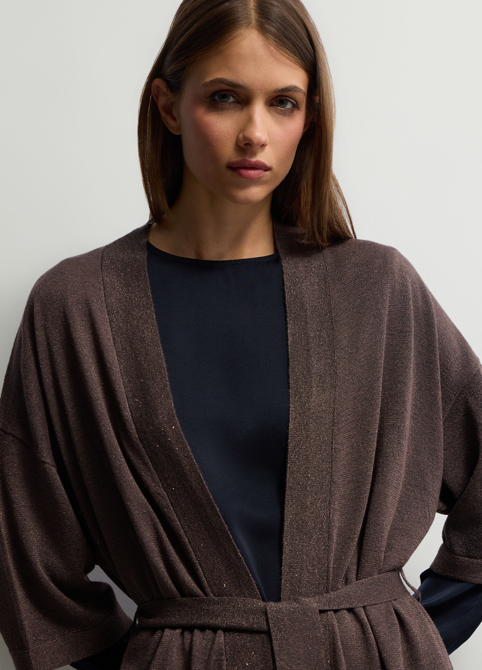 Cardigan lungo Fit Over donna_2