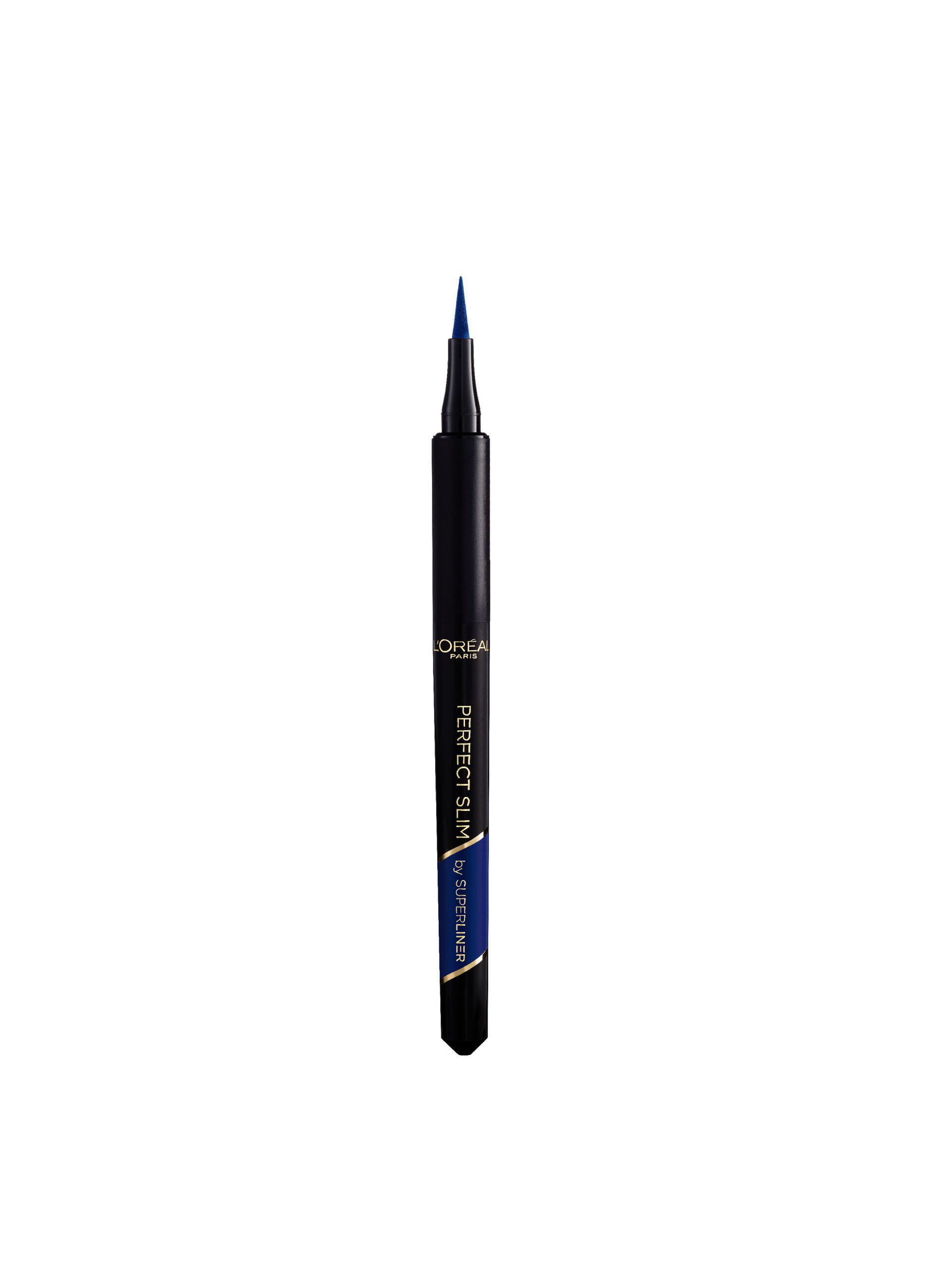 L'Oréal Paris Eyeliner in Penna Superliner Perfect Slim, Tratto Preciso, Tenuta Fino a 24H, Colore: Navy (04).