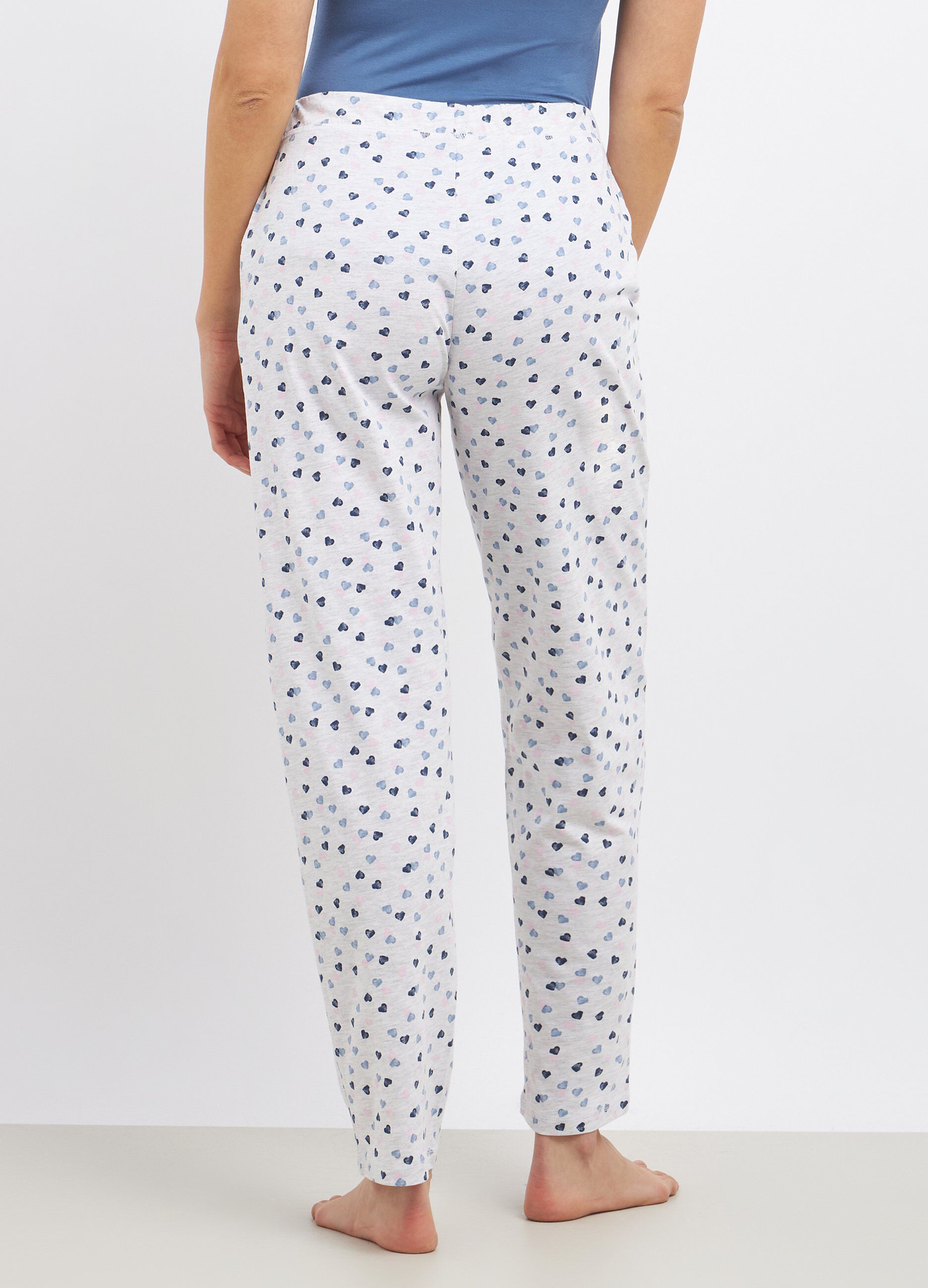 Pantalone pigiama in cotone donna_1