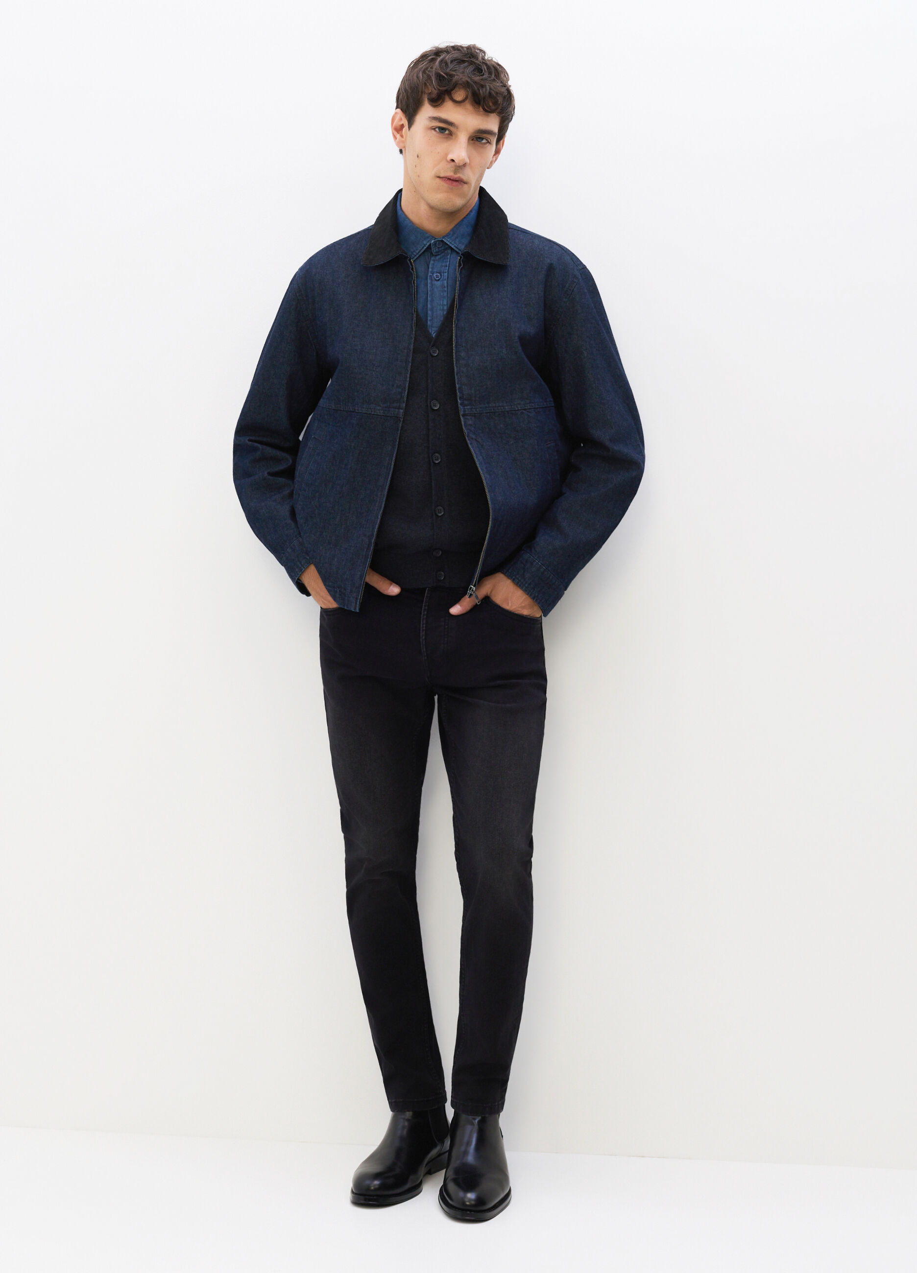 Jeans skinny fit in denim stretch uomo_0