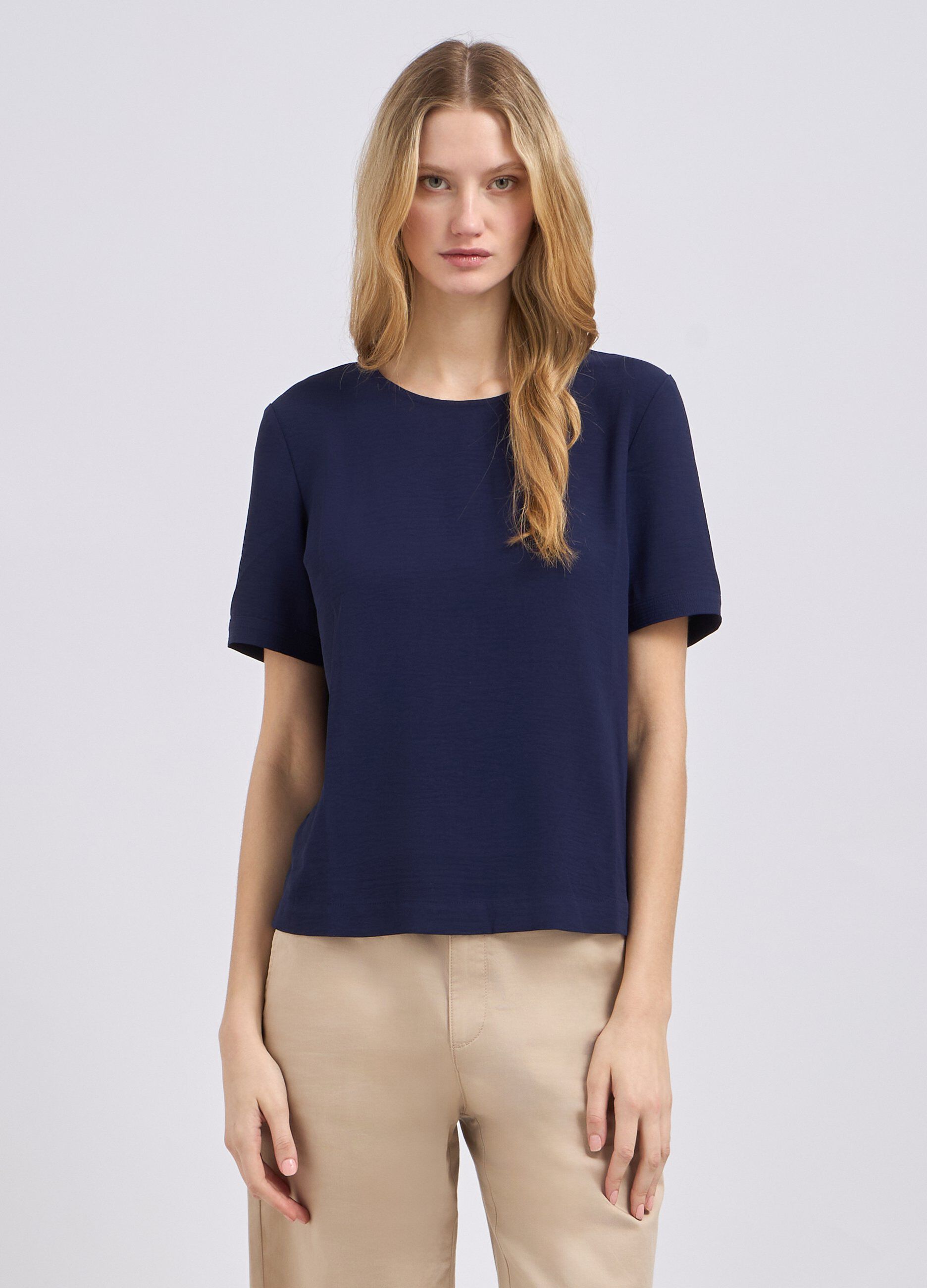 Blusa a maniche corte donna_0