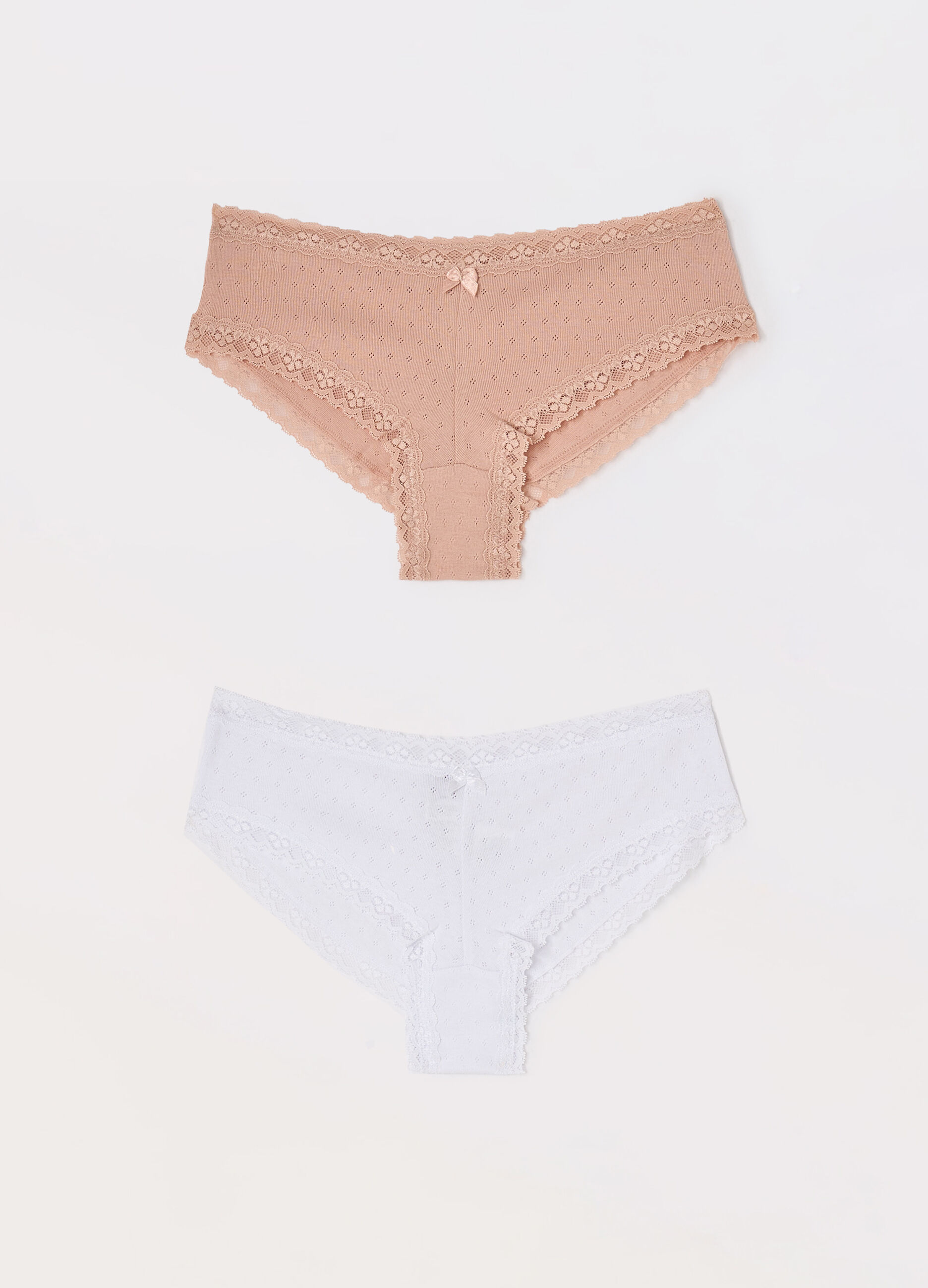 Pack 2 brasiliana in puro cotone pointelle donna_0