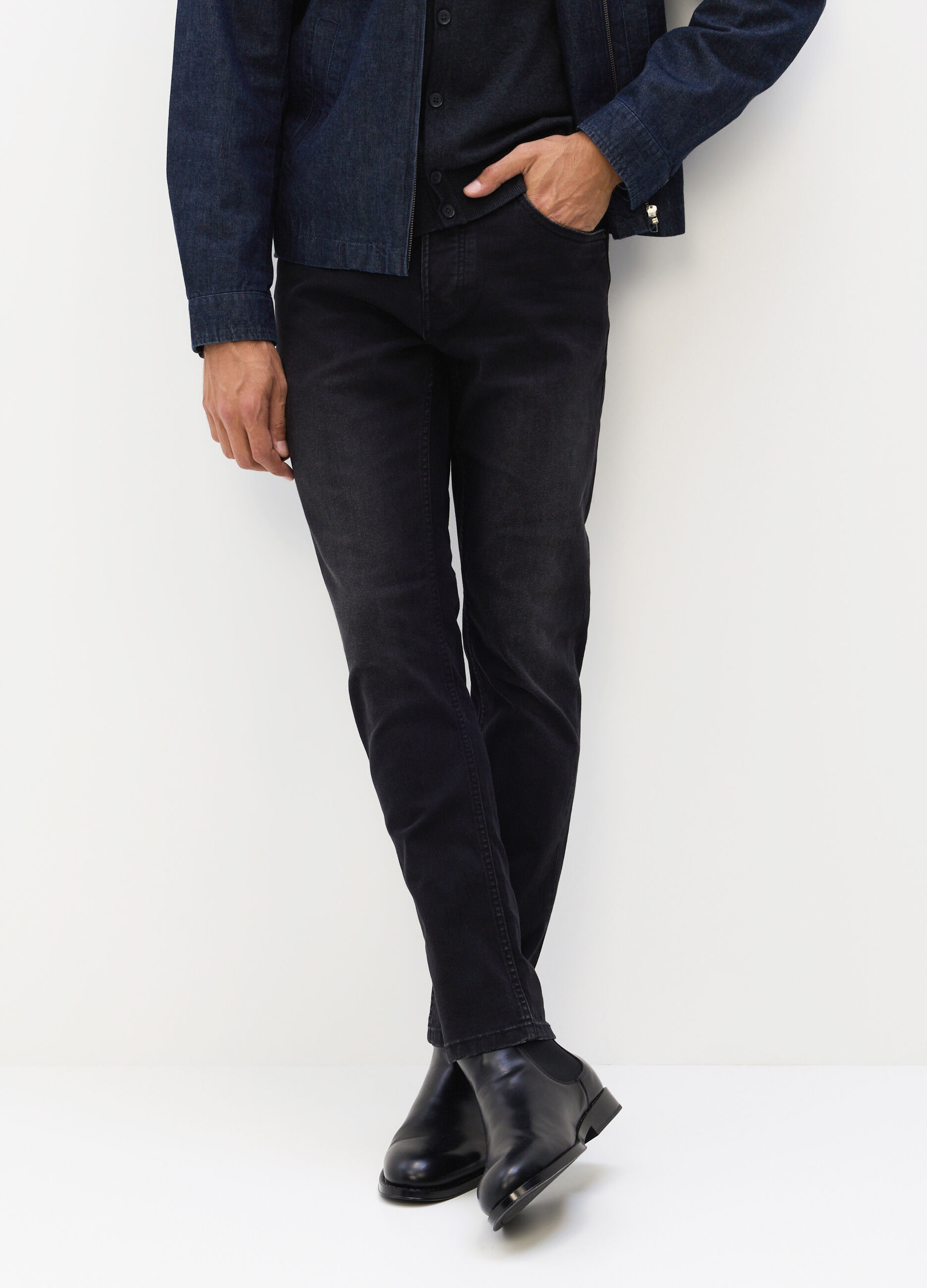 Jeans skinny fit in denim stretch uomo_2